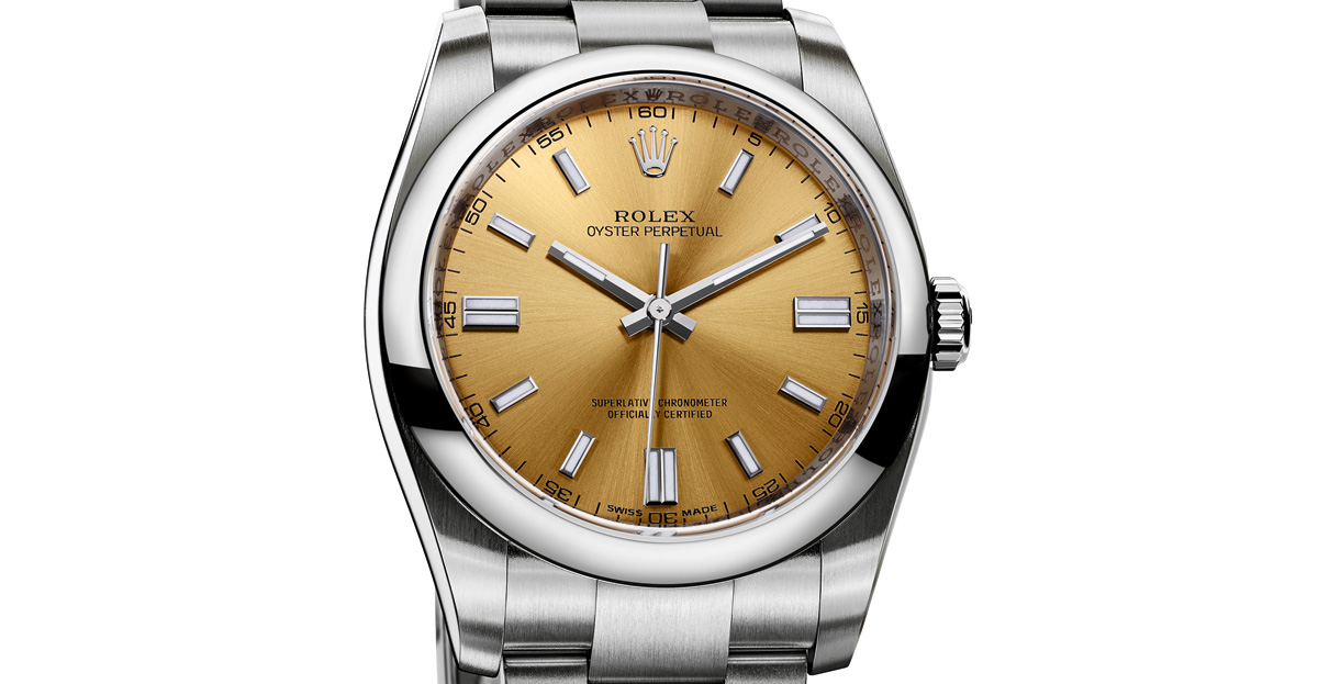 Rolex oyster perpetual 2014 sale