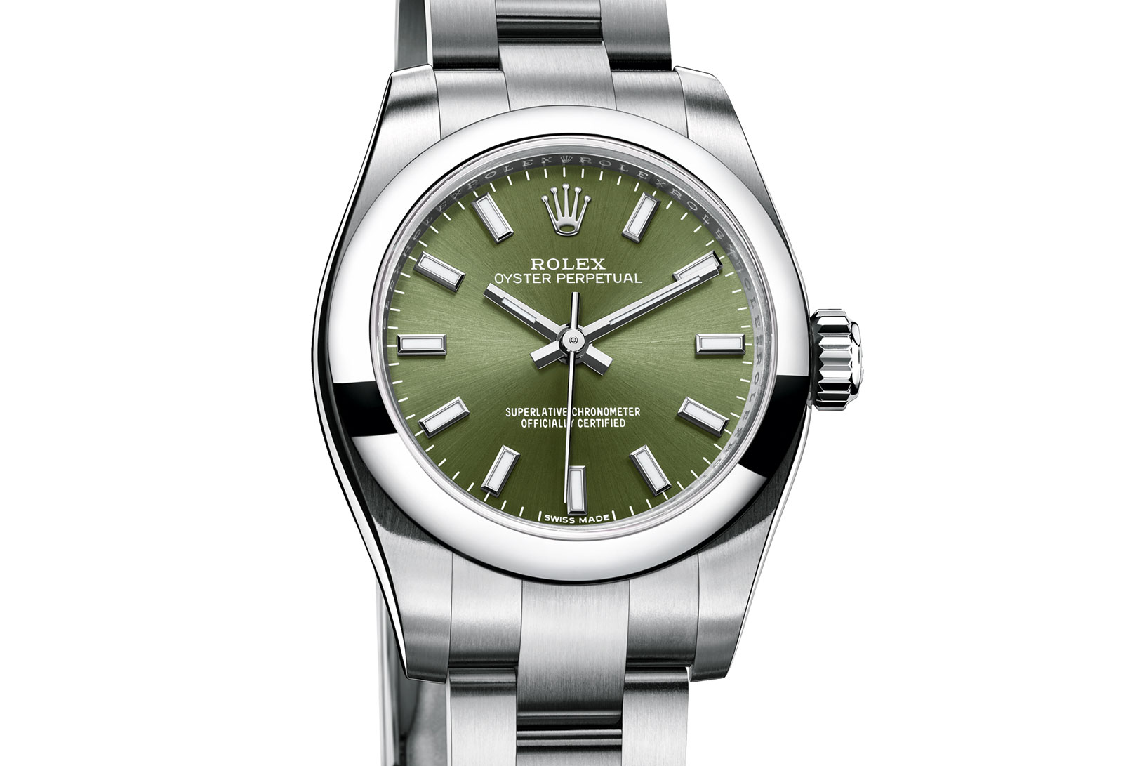 rolex oyster perpetual olive