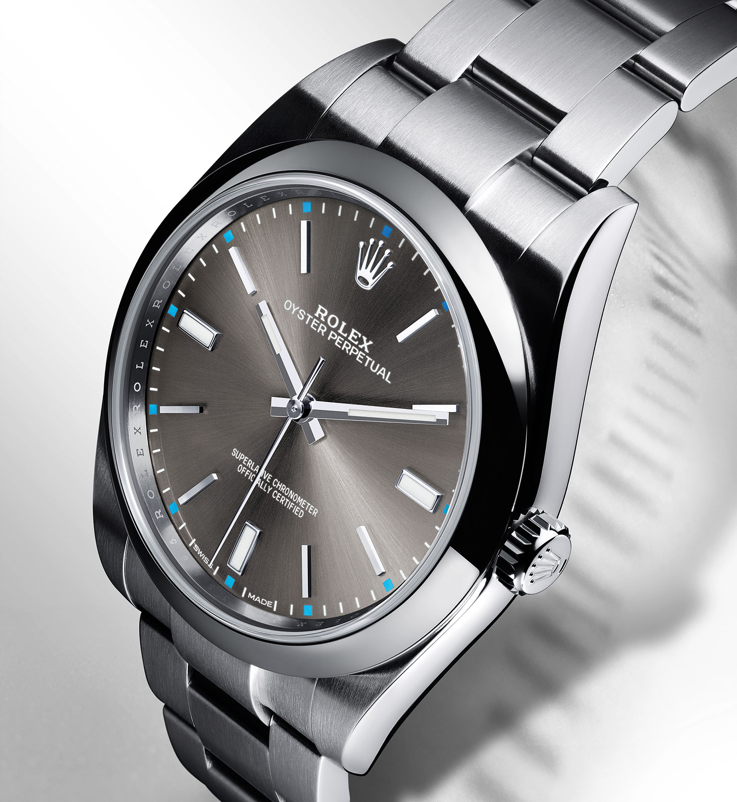 oyster perpetual 39 grey