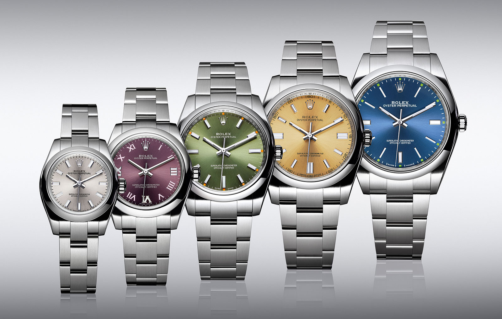 rolex oyster perpetual all models