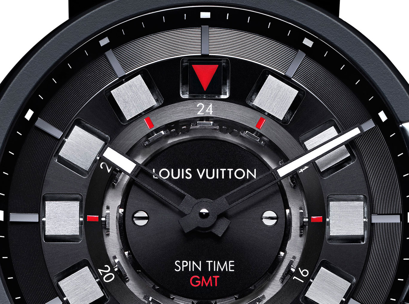 Louis Vuitton Tambour Evolution GMT Watch - Steel