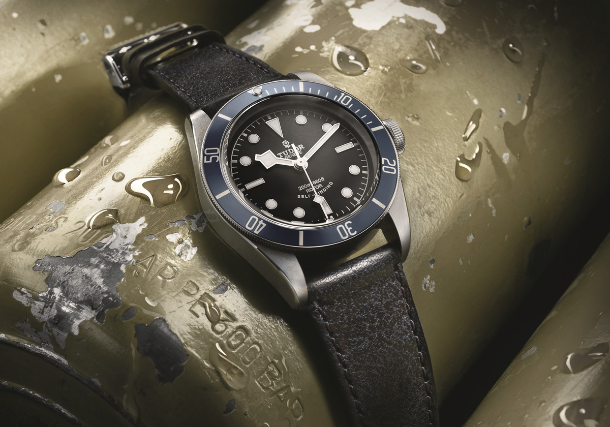 Tudor heritage black bay blue outlet 79220b