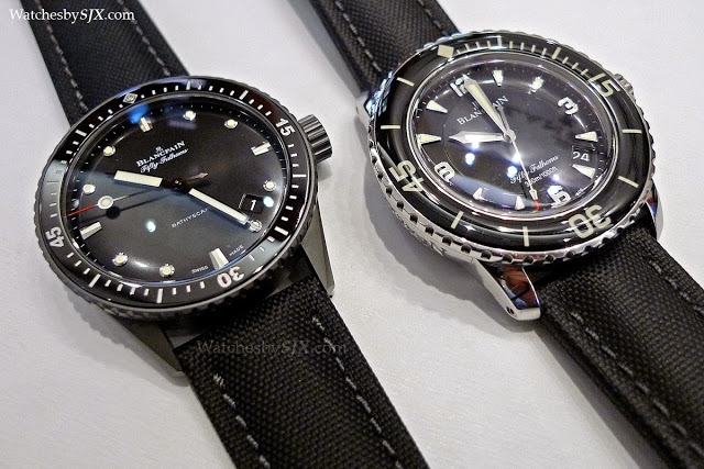 Face off Comparing the Blancpain Bathyscaphe and Fifty Fathoms