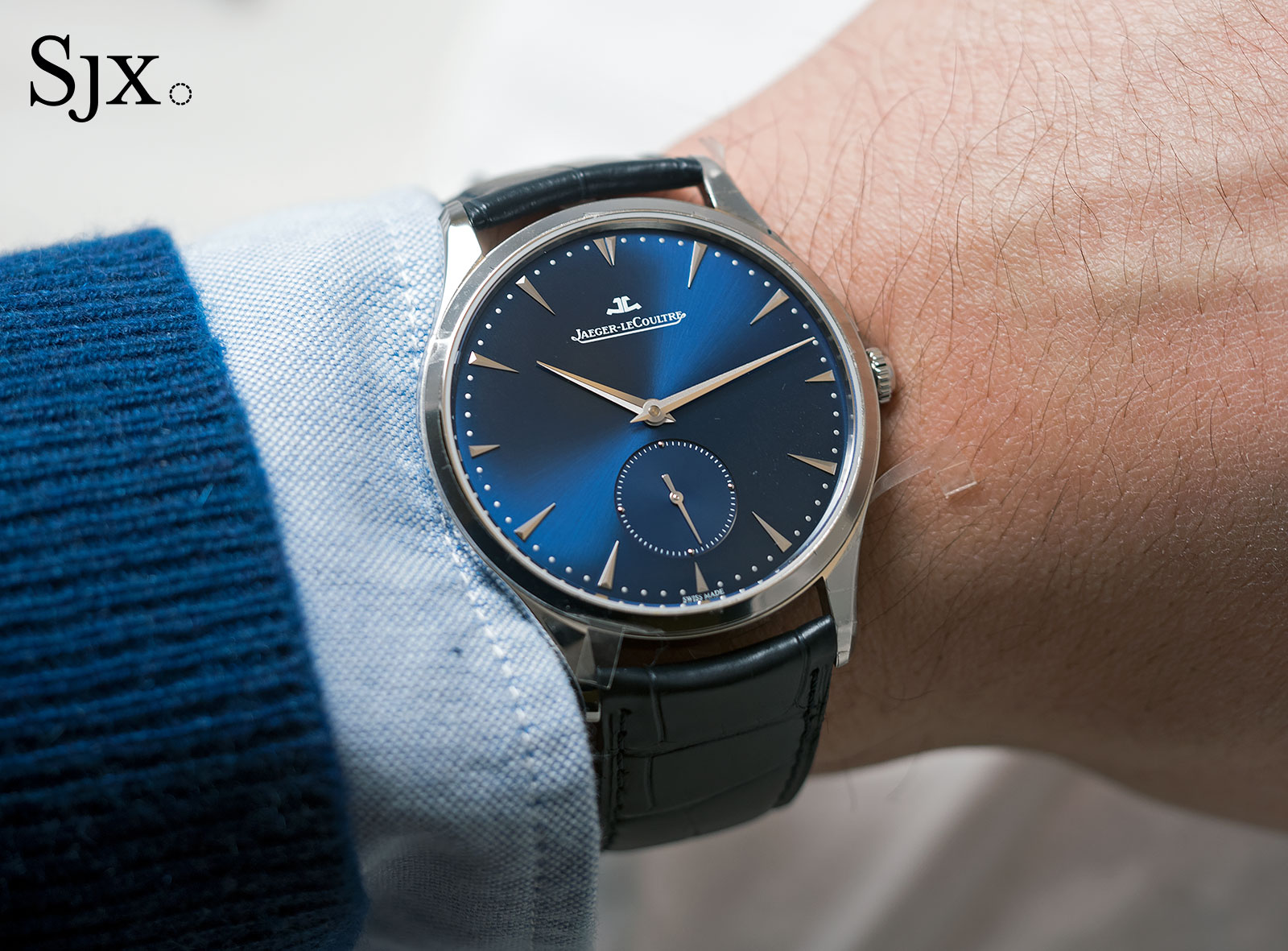 Jaeger-LeCoultre Master Ultra Thin Small second steel blue 2