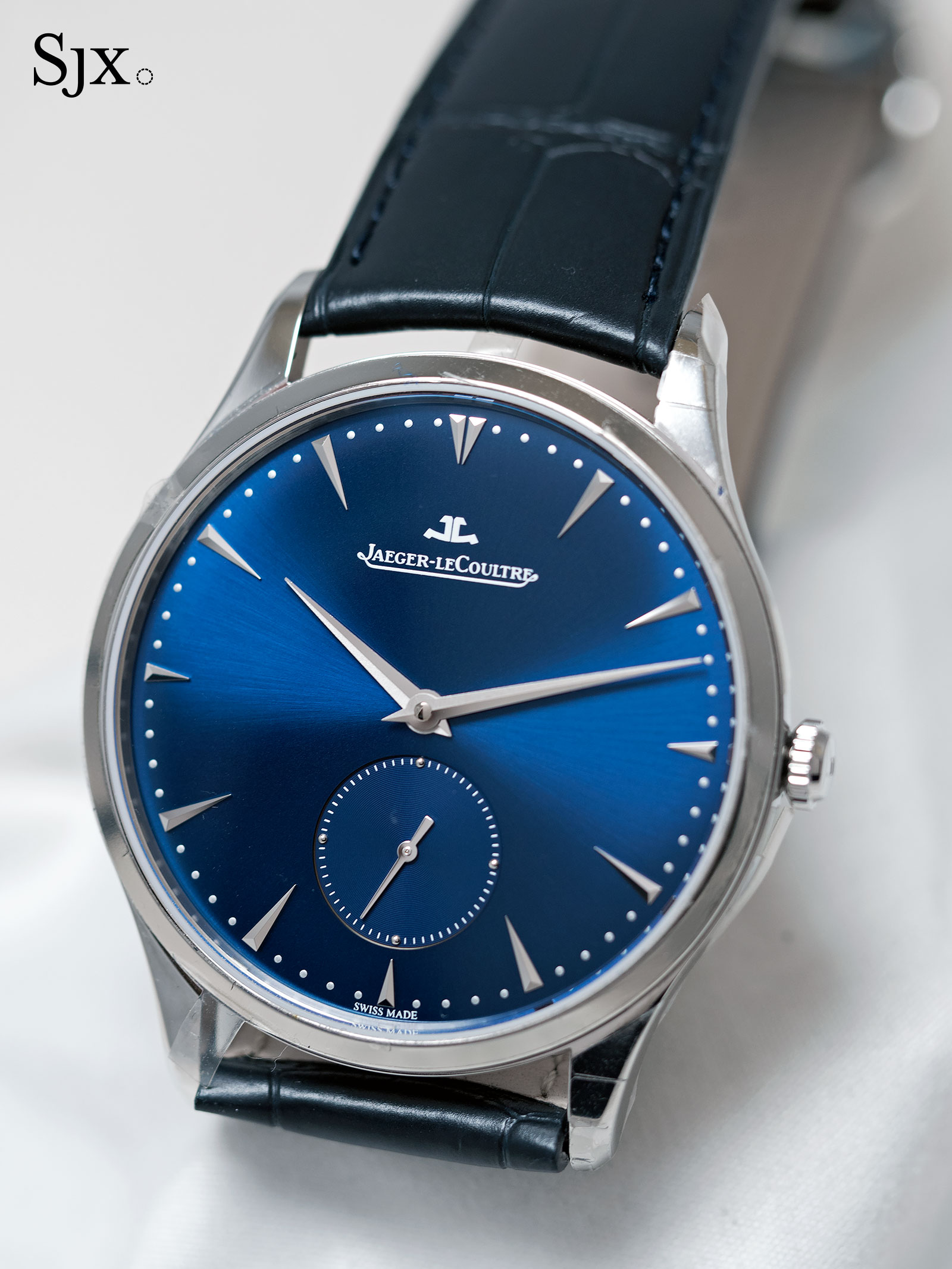 Jaeger-LeCoultre Master Ultra Thin Small second steel blue 3