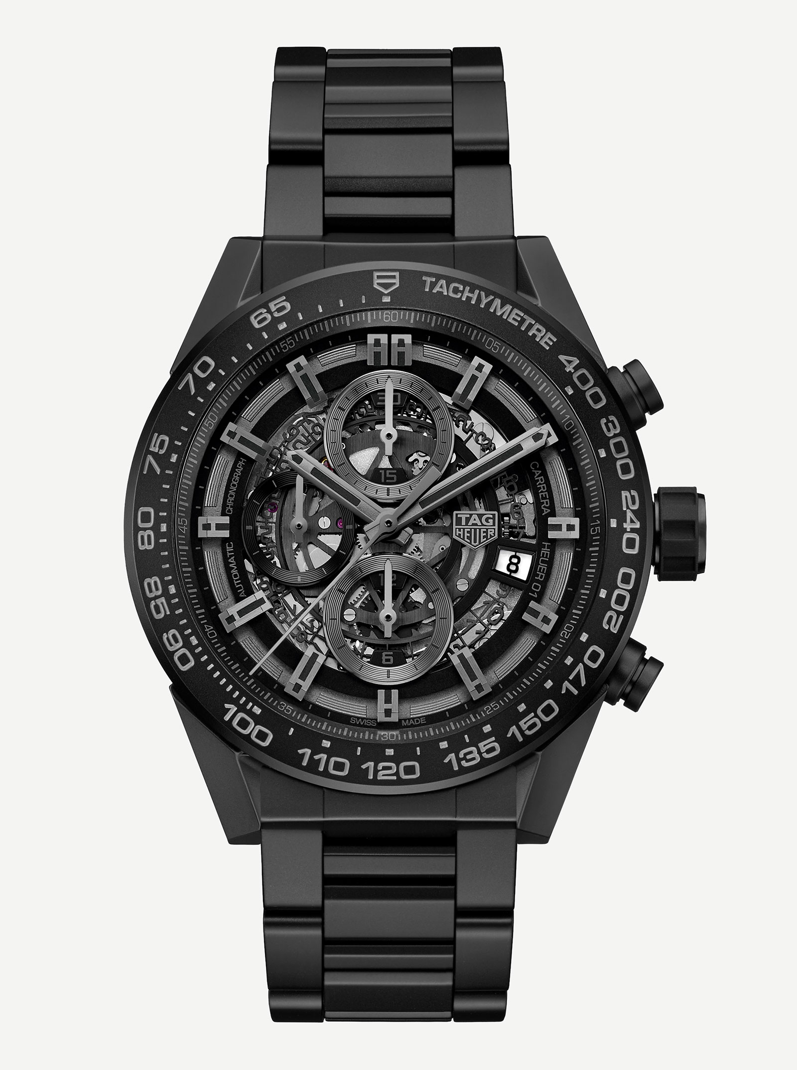 TAG Heuer Carrera Heuer-01 black ceramic 2