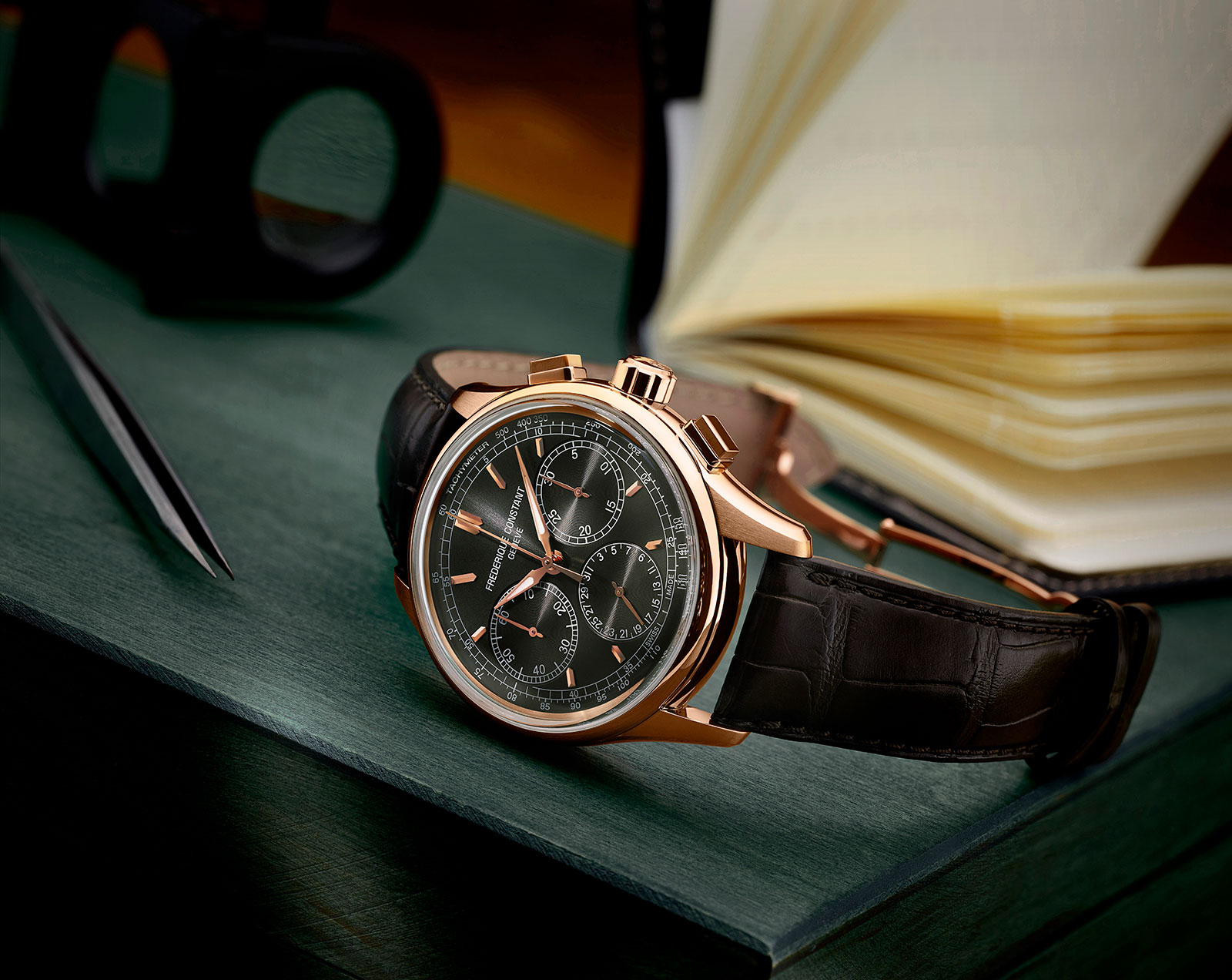 Frederique constant 2024 flyback chronograph manufacture