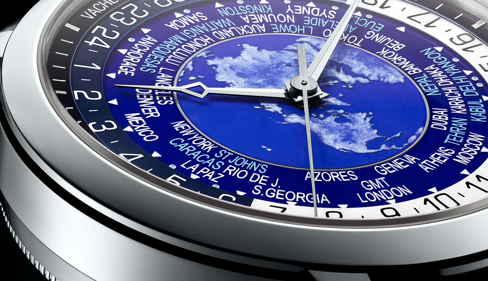 Vacheron Constantin Traditionnelle world time blue enamel 1