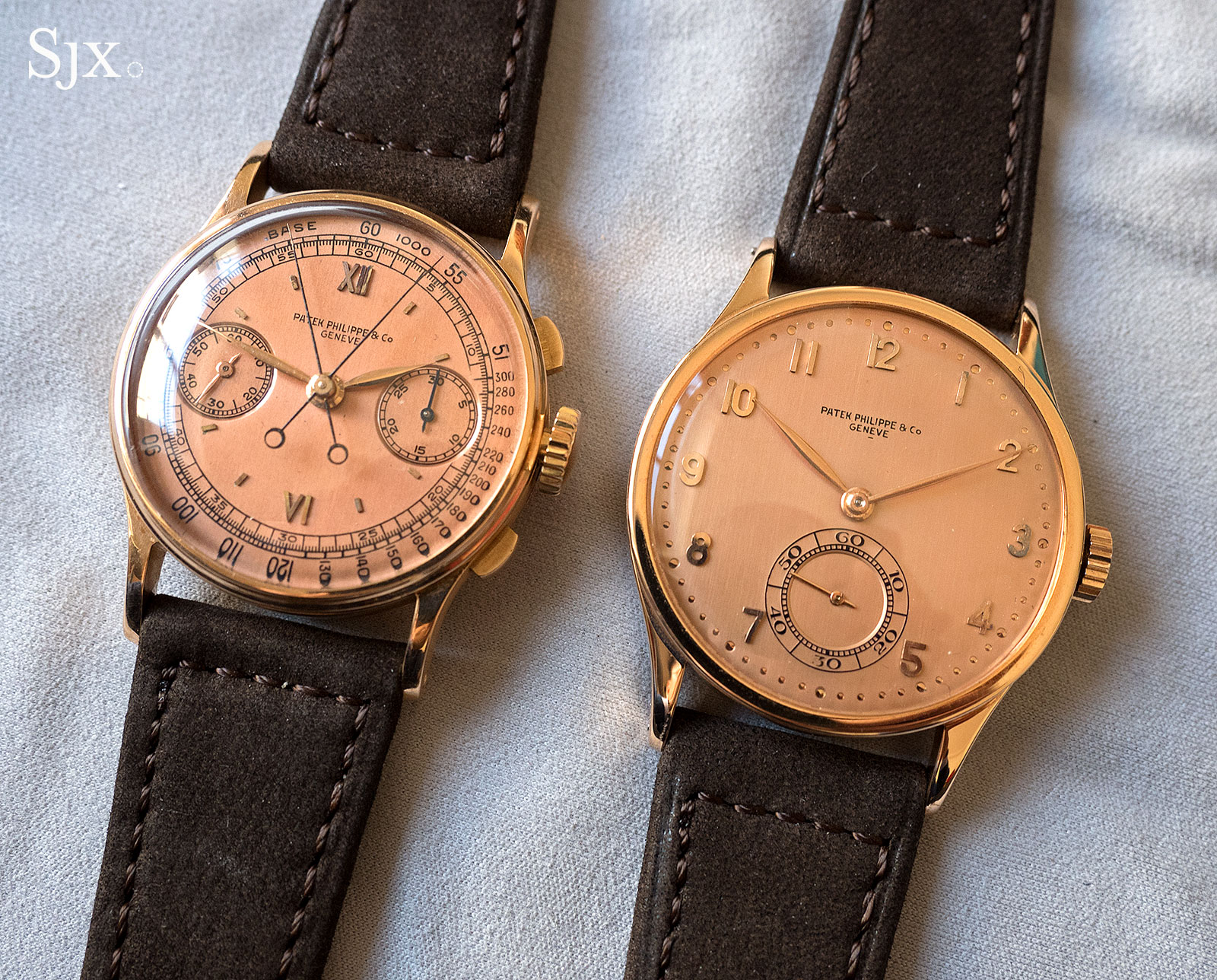 Patek Philppe 570 and 1436 pink on pink 2