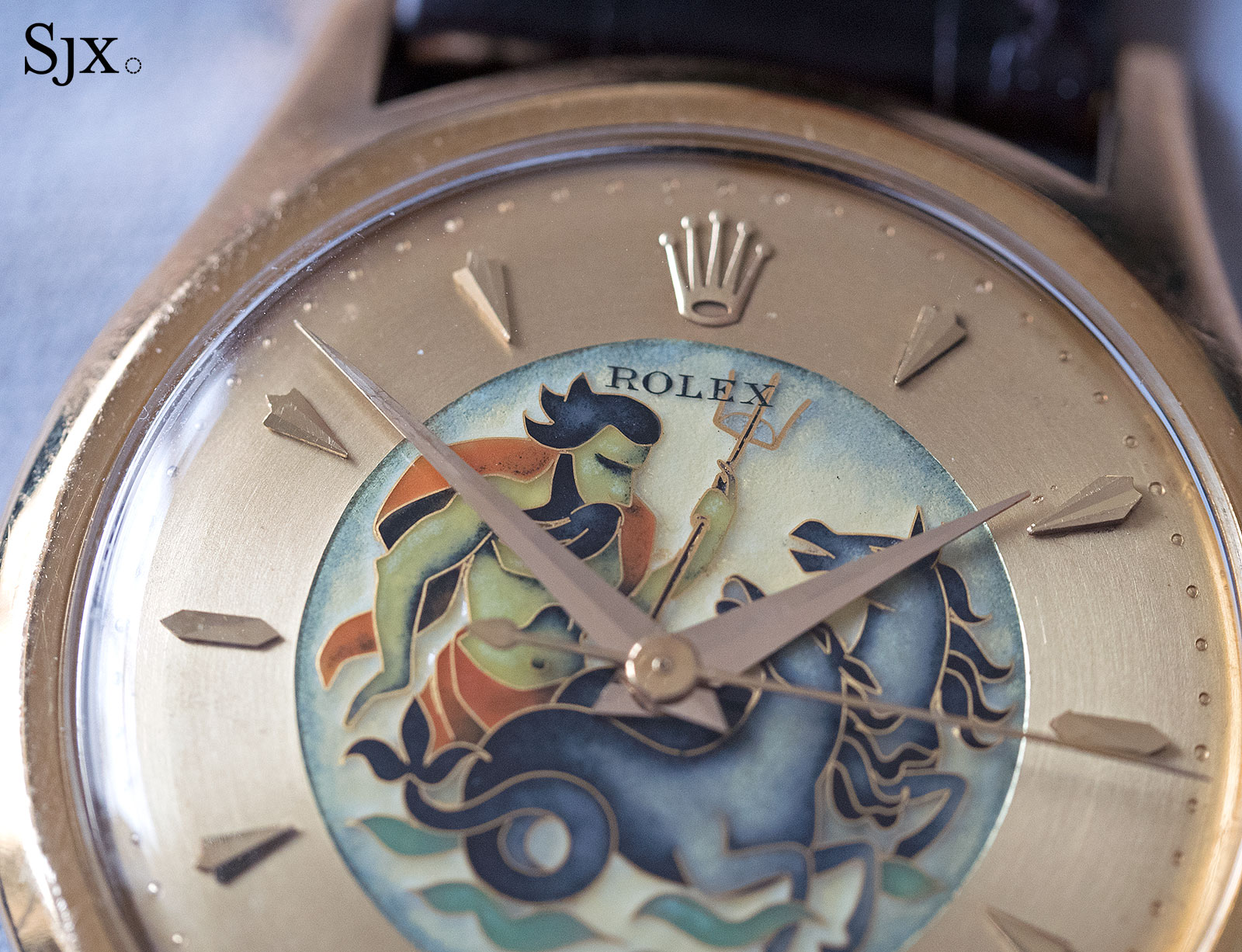 Rolex 8382 cloisonne enamel Neptune-2