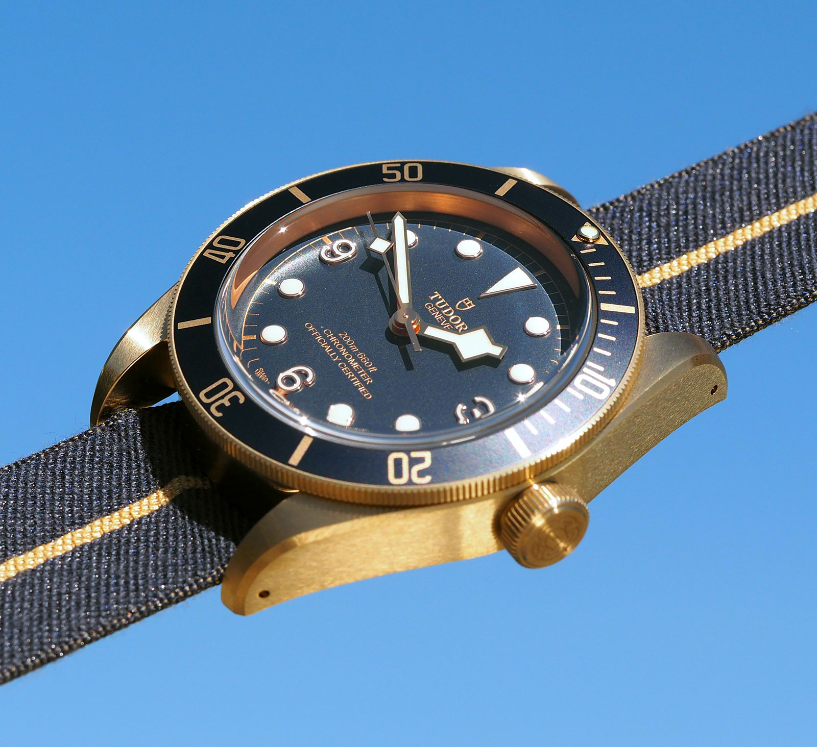 Tudor Black Bay Bronze Blue Bucherer 7