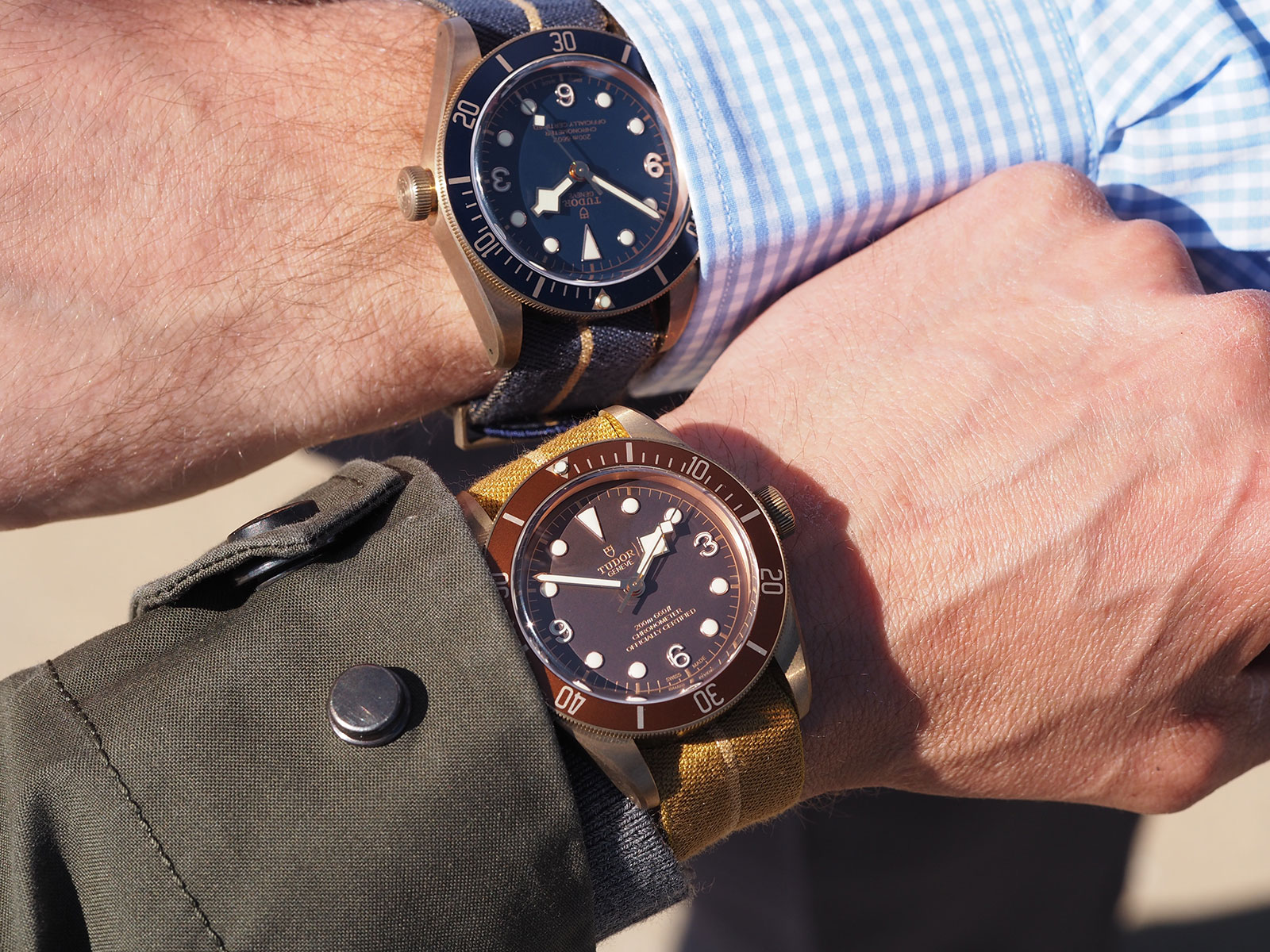 Tudor black bay outlet bronze blue price