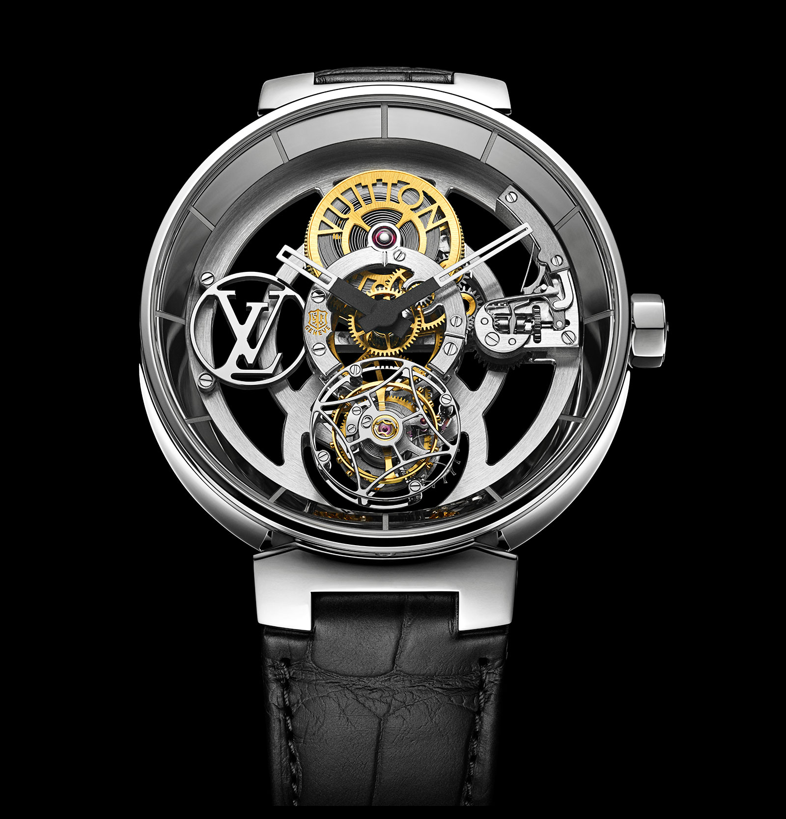 Louis Vuitton Introduces the Watch Trunk in Titanium and Ruthenium