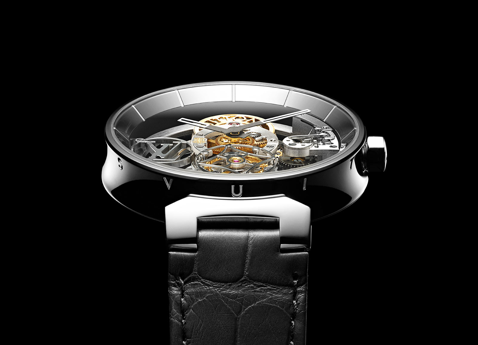 Louis Vuitton Tambour Moon Tourbillon Volant Poinçon de Genève – The Watch  Pages