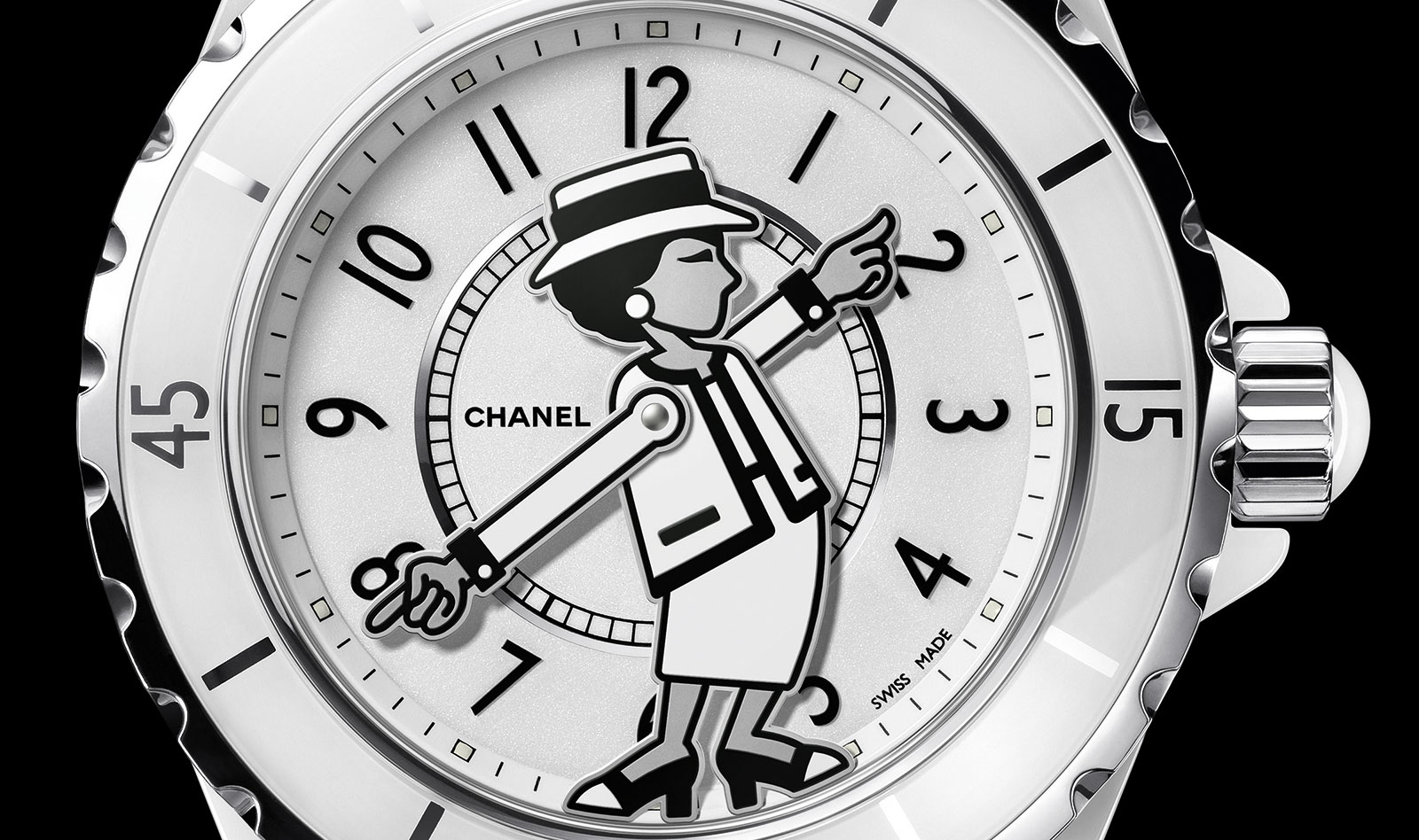 Chanel Mademoiselle J12 white