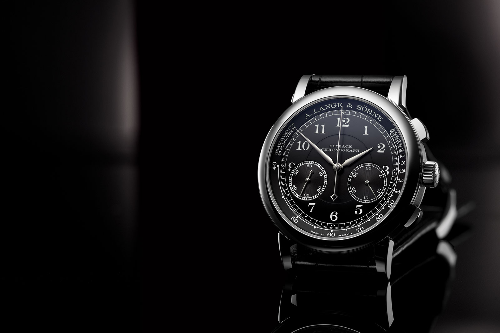 Lange 1815 Chronograph black dial 1