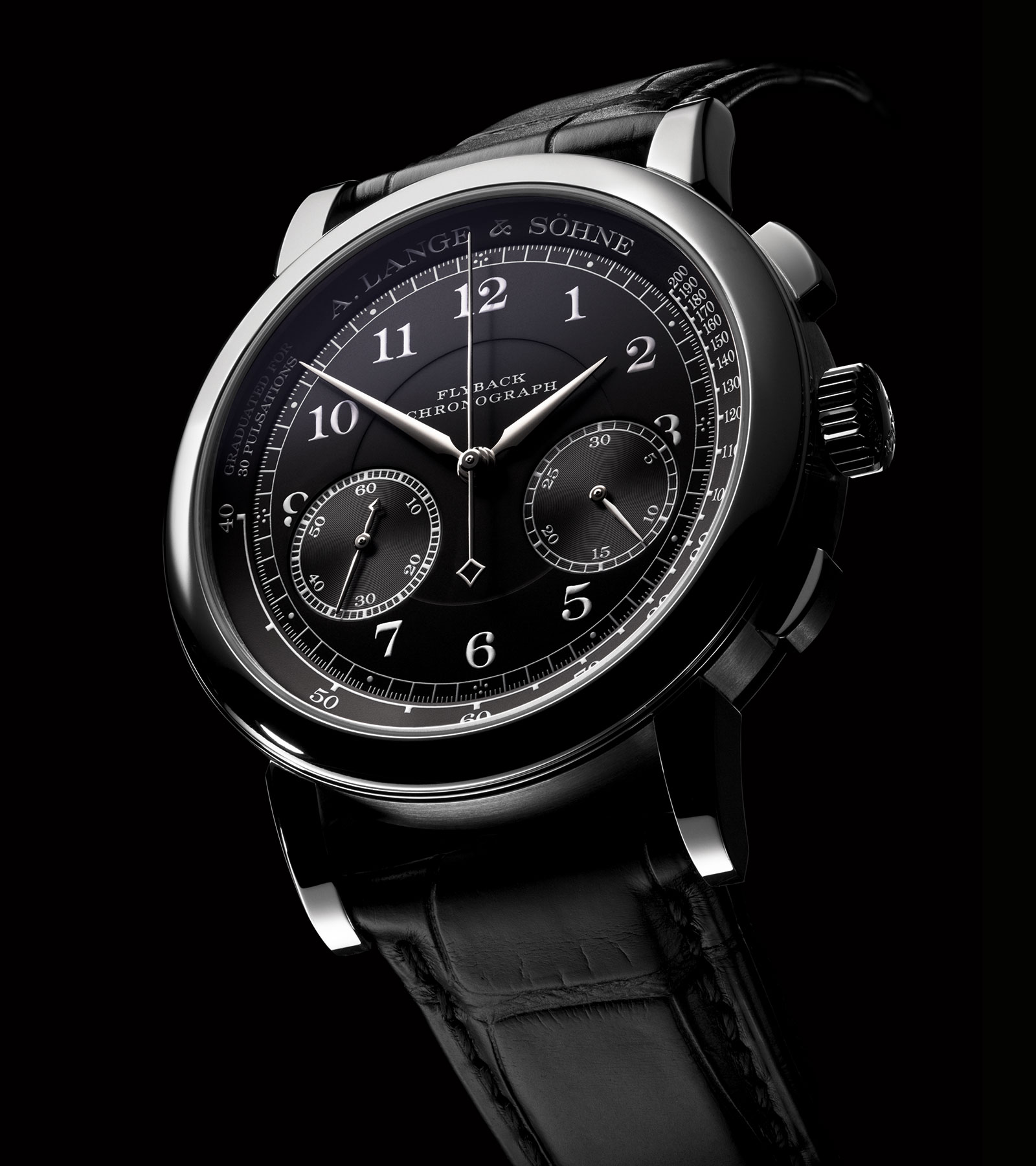 A. Lange S hne Unveils the Lange 1815 Chronograph in Black SJX