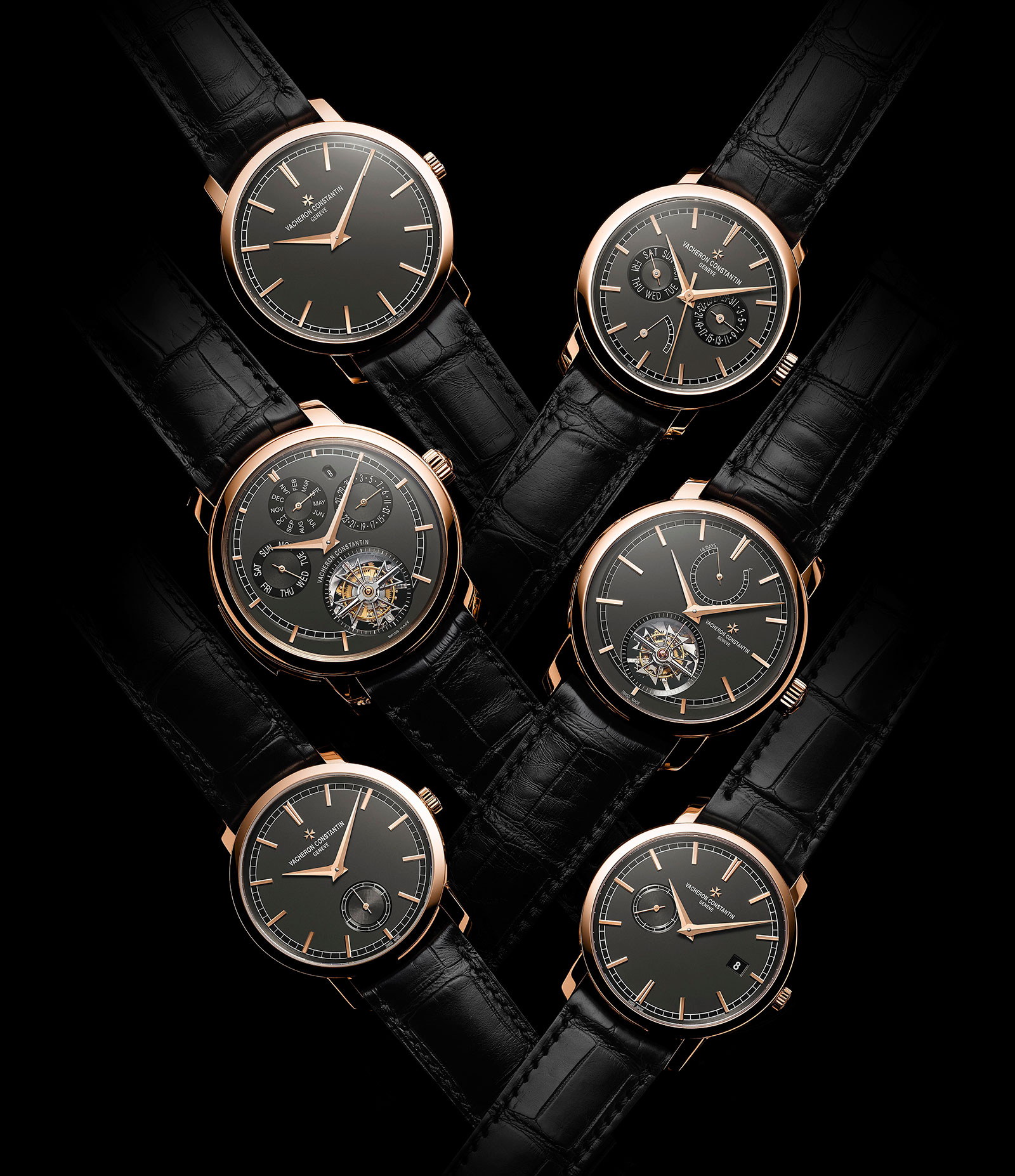 Vacheron Constantin Traditionnelle collection pink gold slate grey dial 7