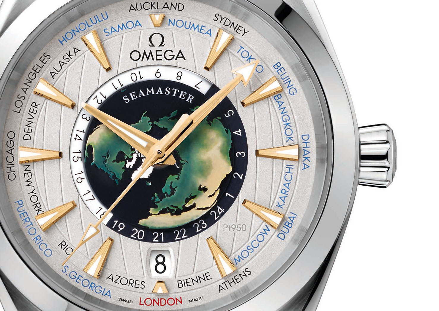 Omega Seamaster Aqua Terra Worldtimer platinum 1