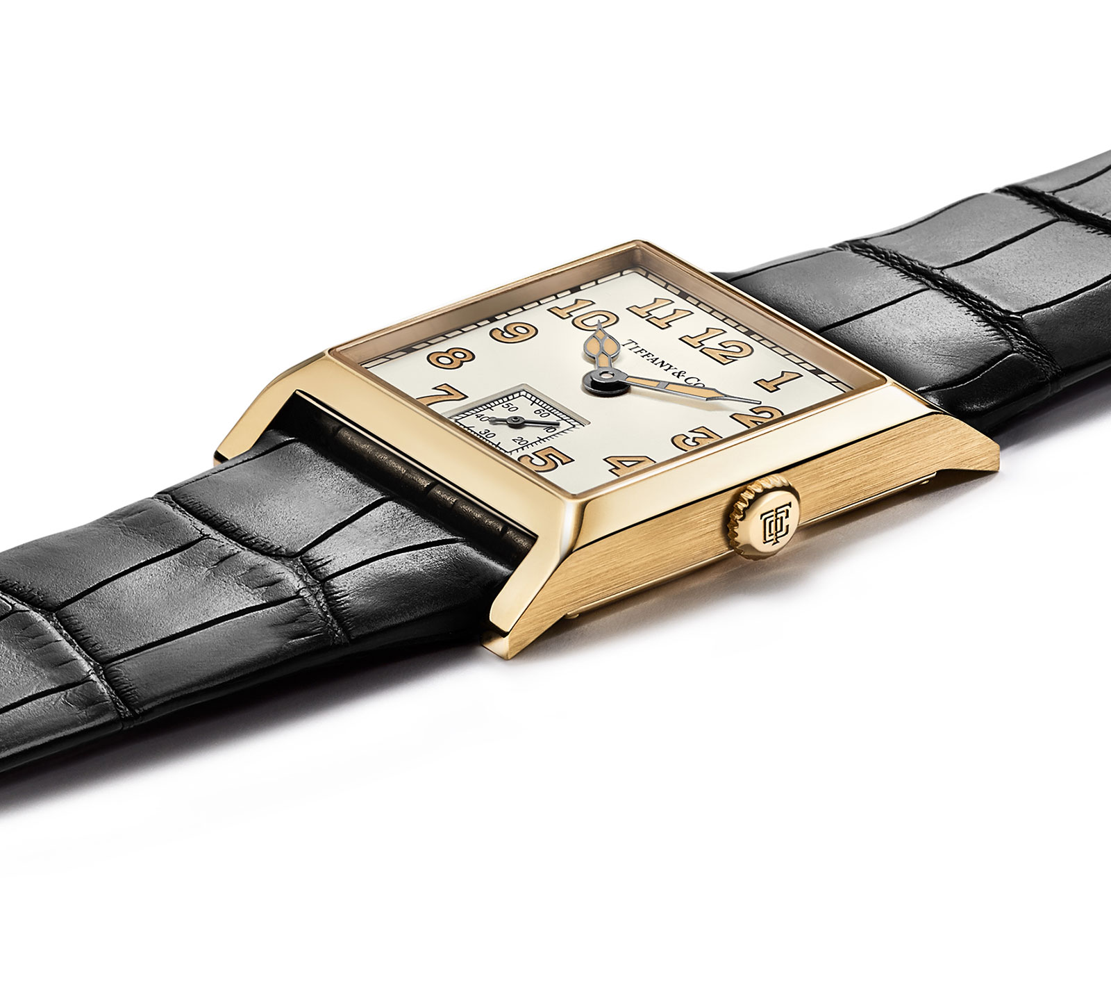 Tiffany Square Watch yellow gold 3