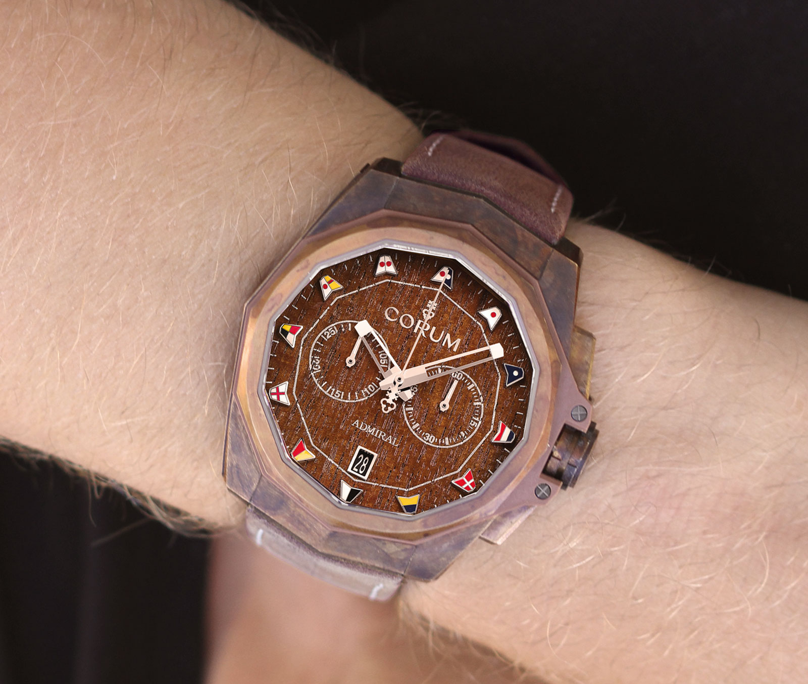 Introducing the Corum Admiral AC One 45 Chronograph Bronze SJX