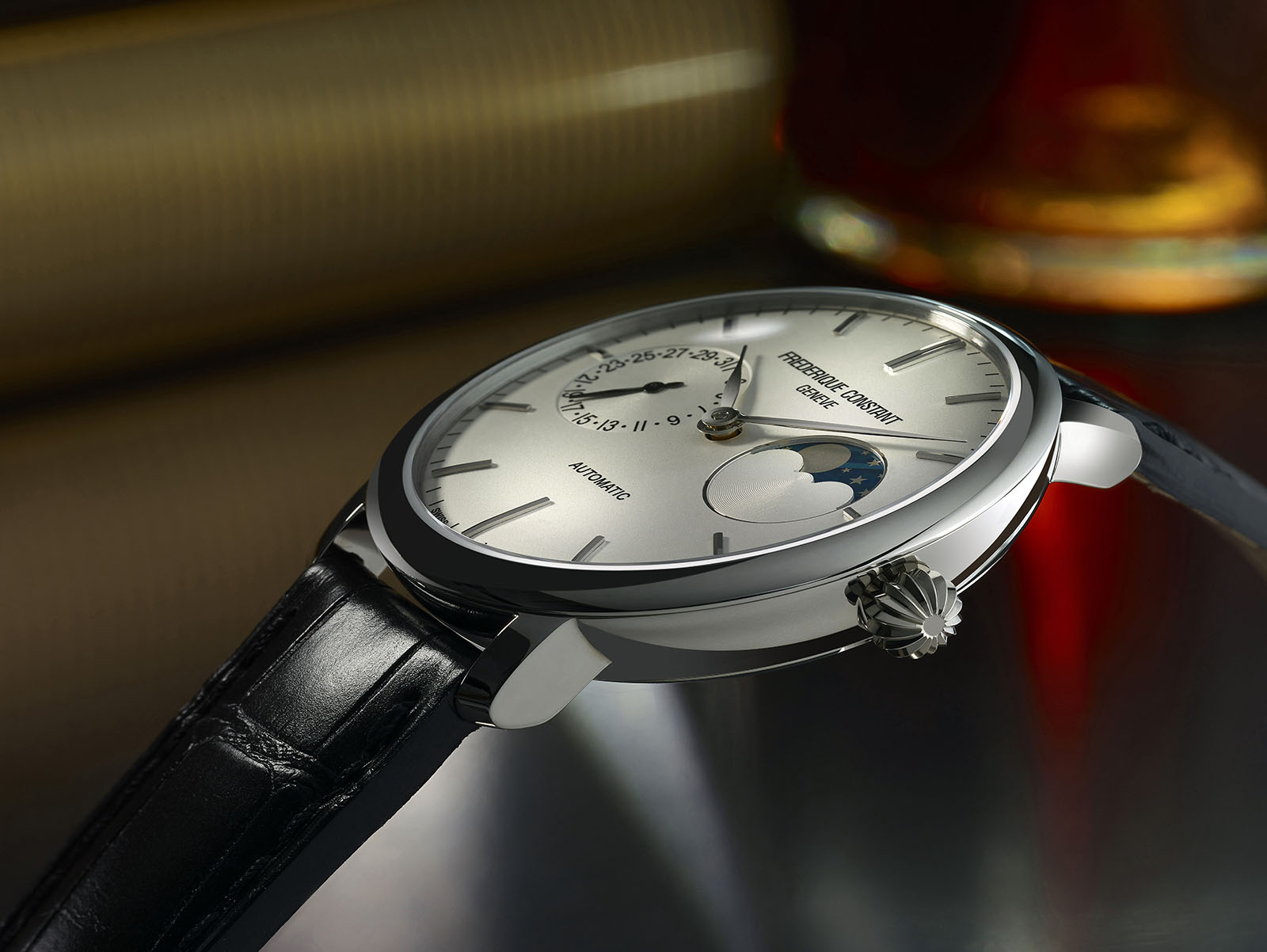 Frederique constant slimline moonphase on sale price