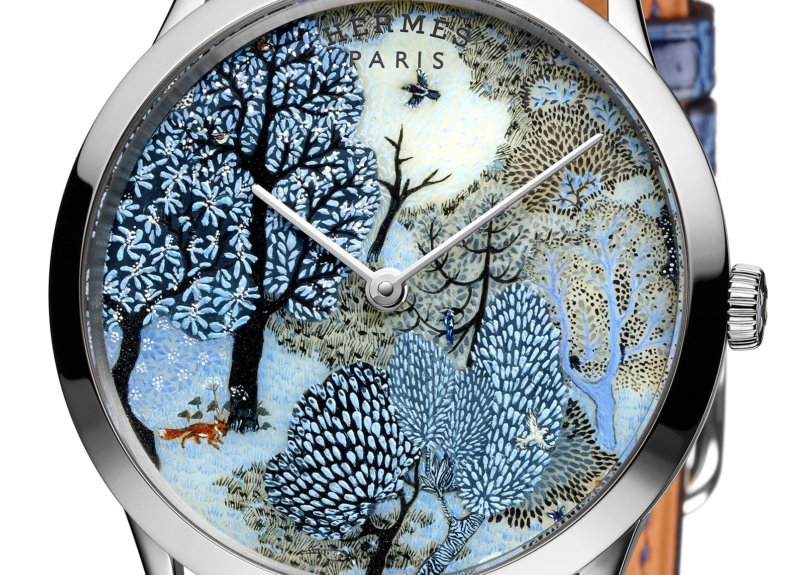 Herm s Showcases Miniature Painting on Limited Edition Watches