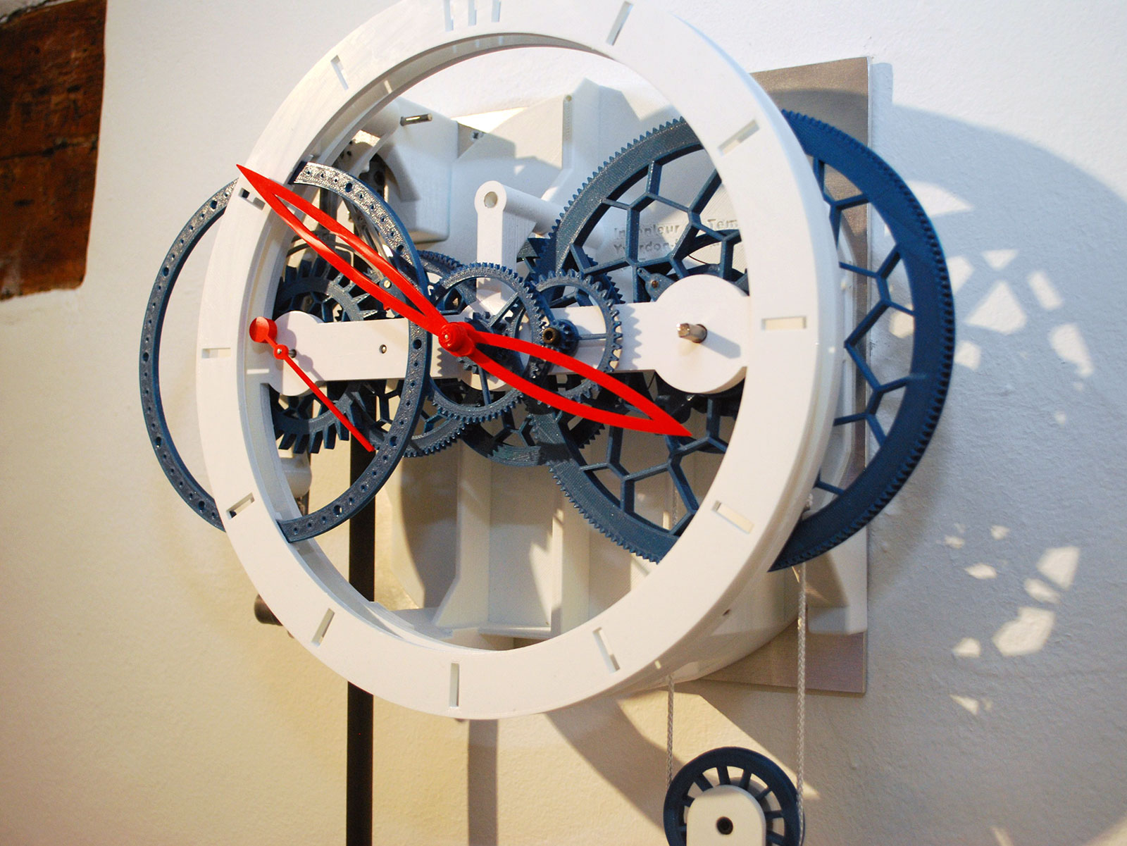 Ingénieur du Temps 3D printed pendulum clock 6