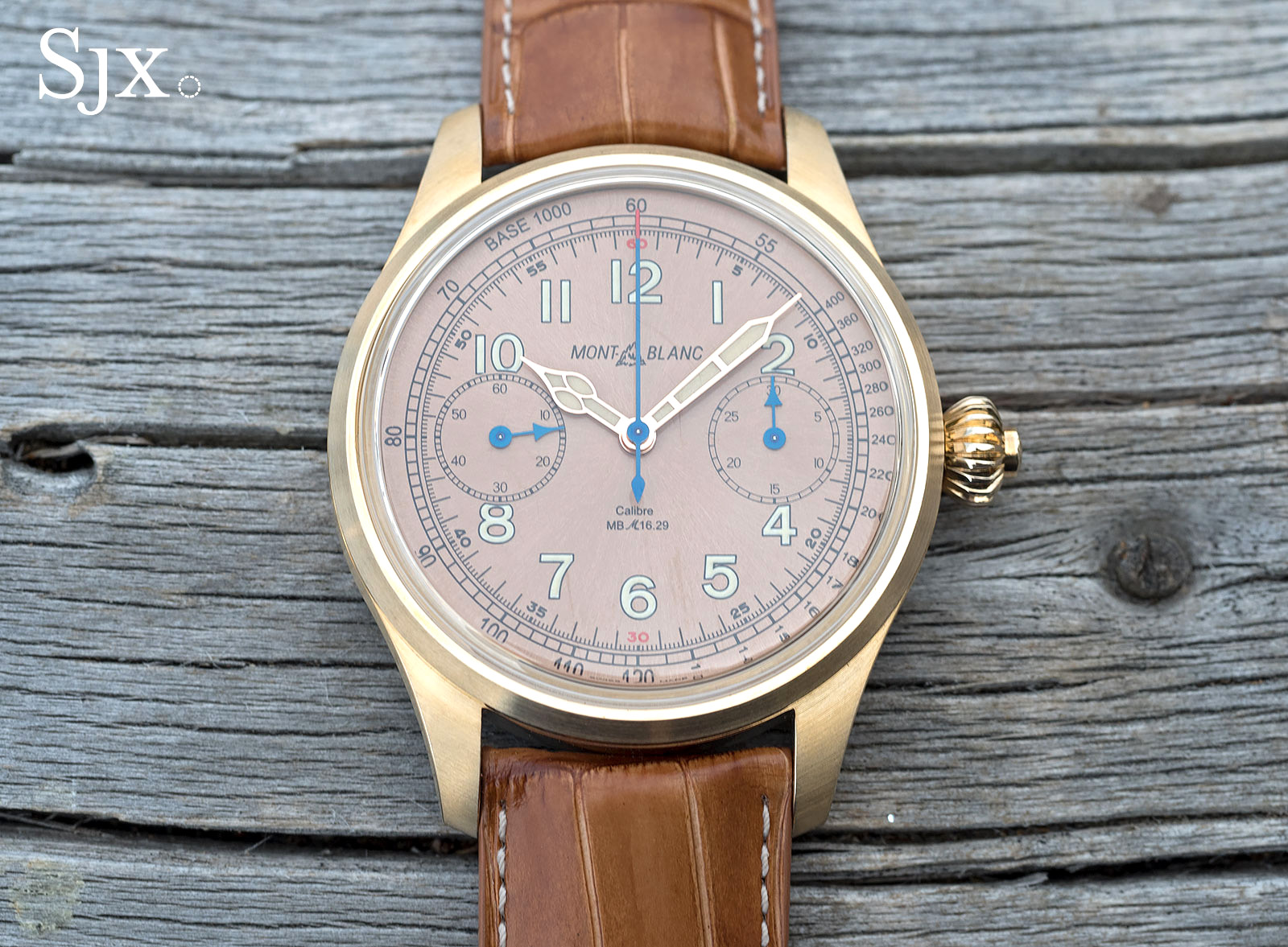 Montblanc 1858 Chronograph Tachymeter Salmon Bronze 1