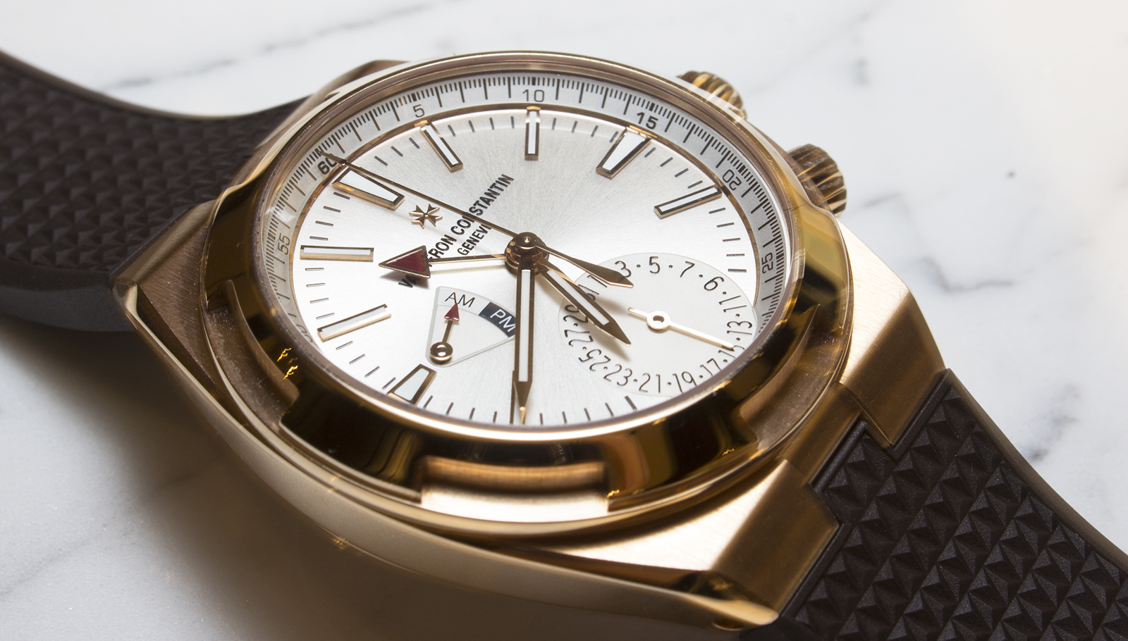 Vacheron constantin overseas discount dual time rose gold