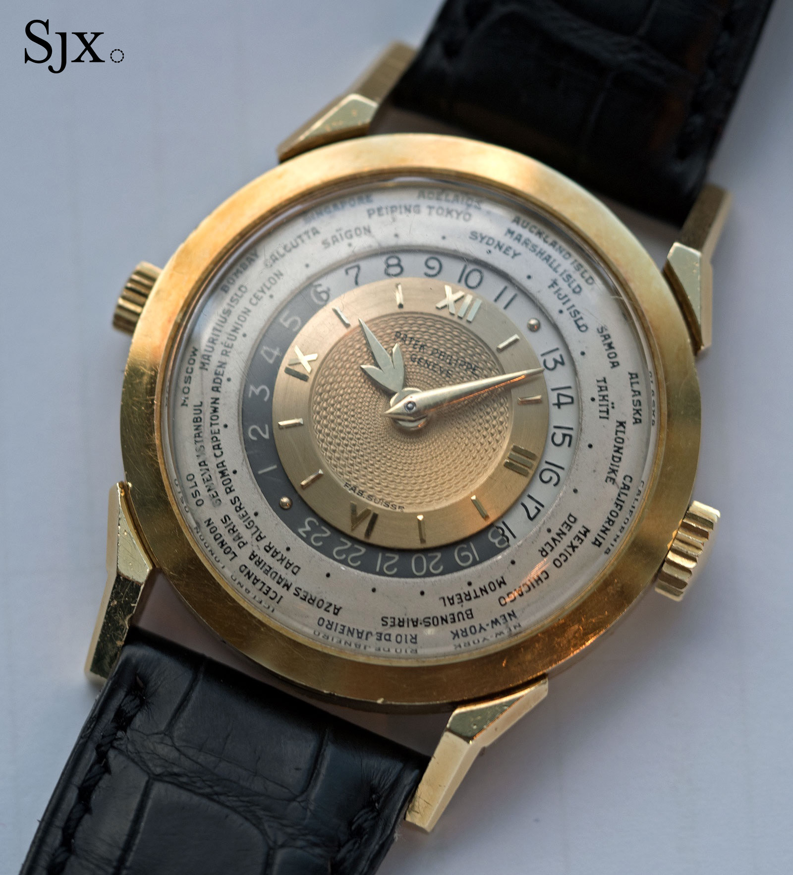 Patek 2523 guilloche world time