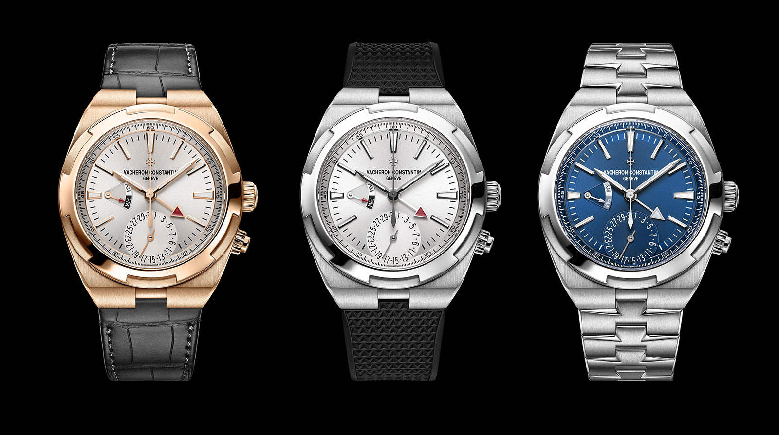 Vacheron constantin overseas hot sale dual time