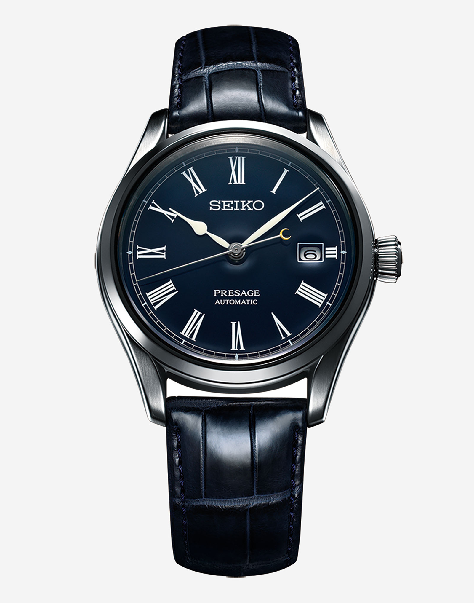 Seiko presage blue deals enamel for sale