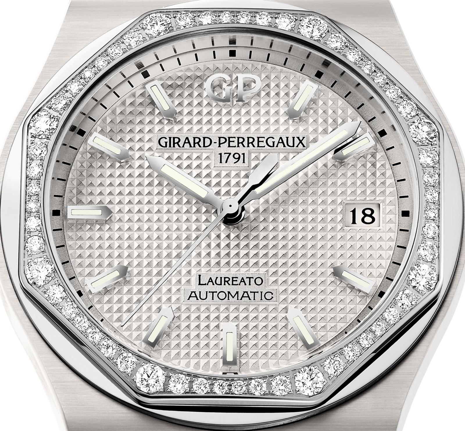 Girard-Perregaux 38mm White Ceramic Laureato