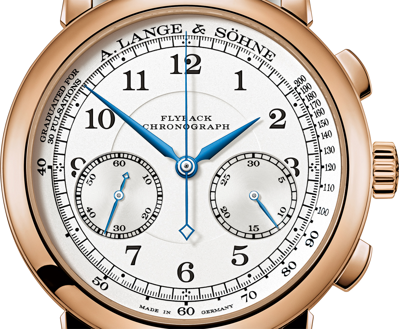 Lange 1815 Chronograph Pink Gold silver dial