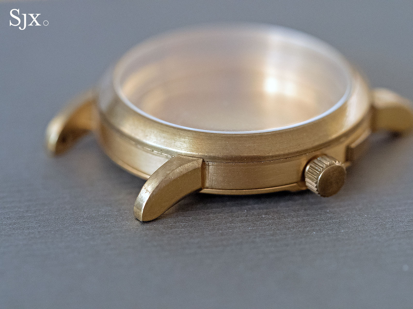 Lange early case prototype brass 1