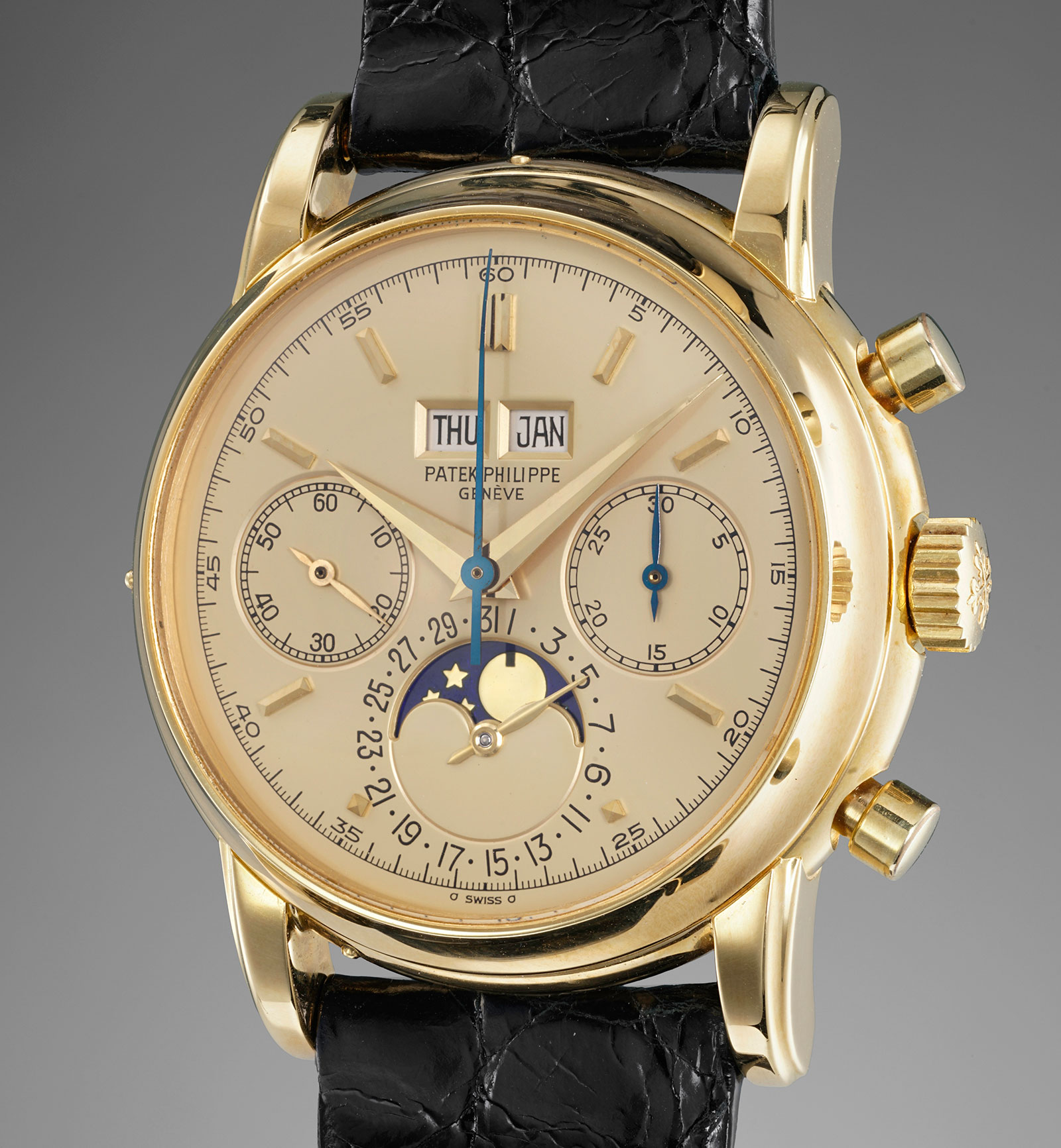 Patek Philippe 2499 champagne dial Phillips 1