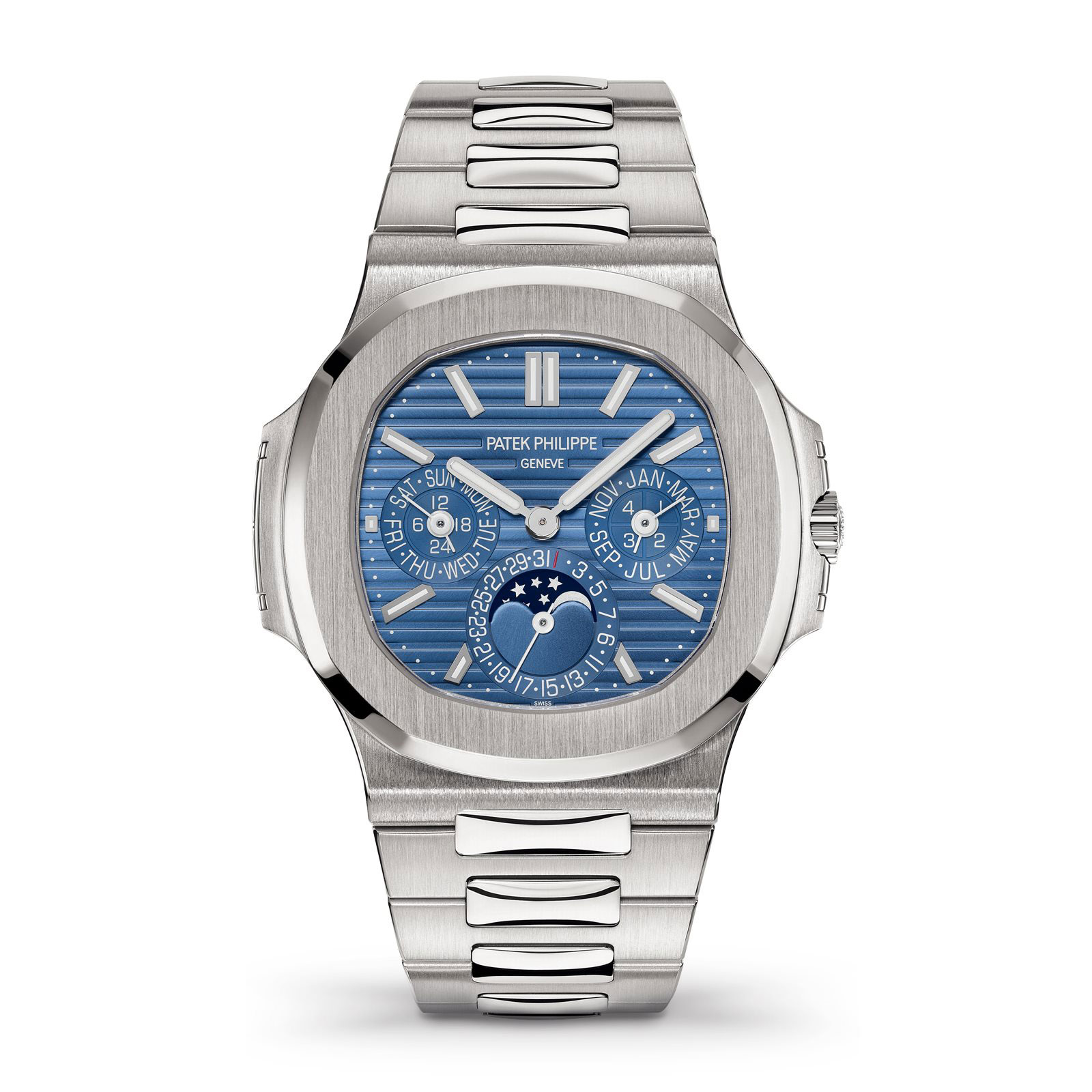 patek philippe blue face nautilus