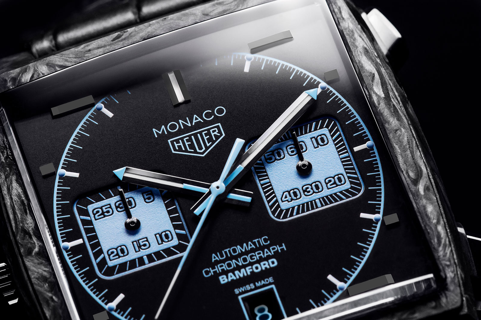 Baselworld 2018 TAG Heuer Introduces the Monaco Bamford in Carbon Composite SJX Watches