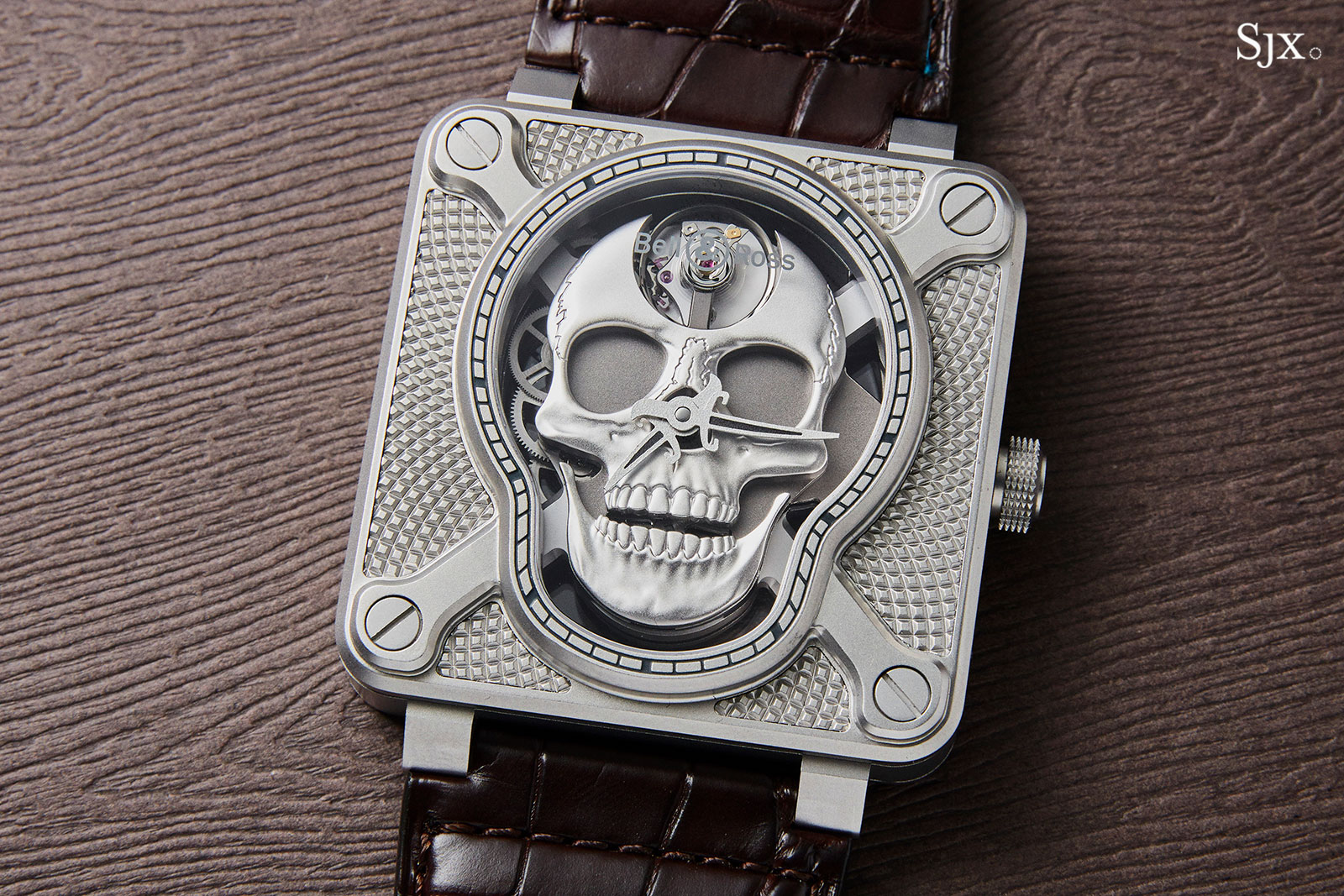 Bell Ross BR 01 Laughing Skull steel 1