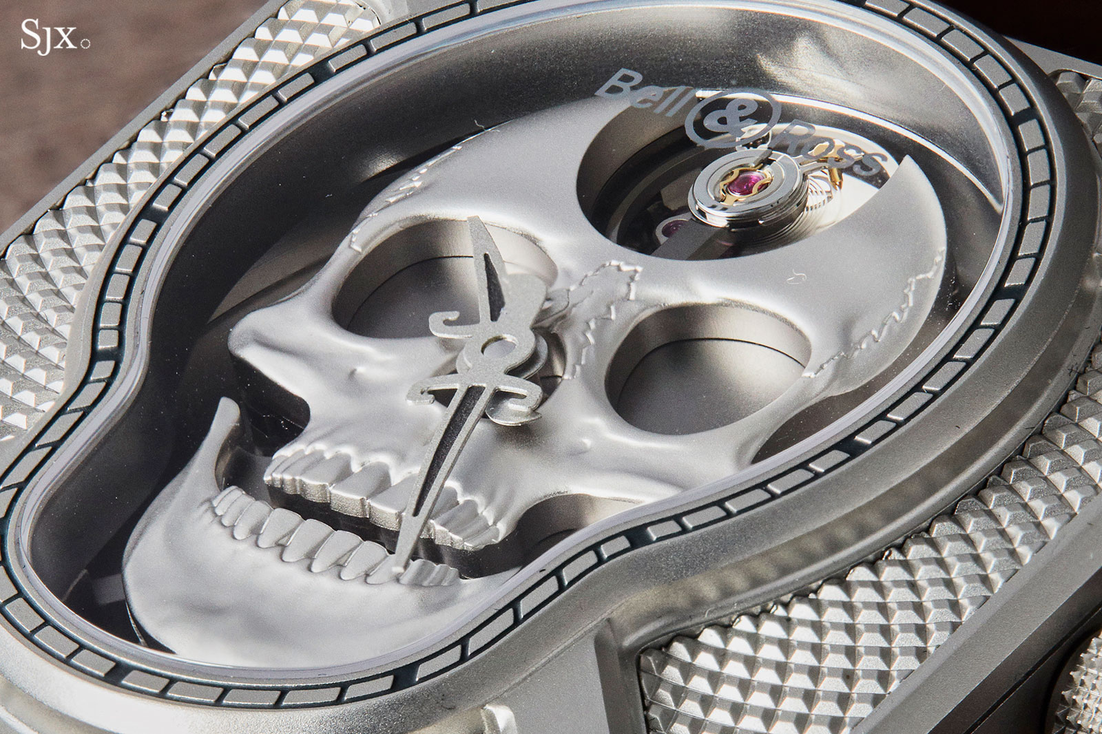 Bell Ross BR 01 Laughing Skull steel 6