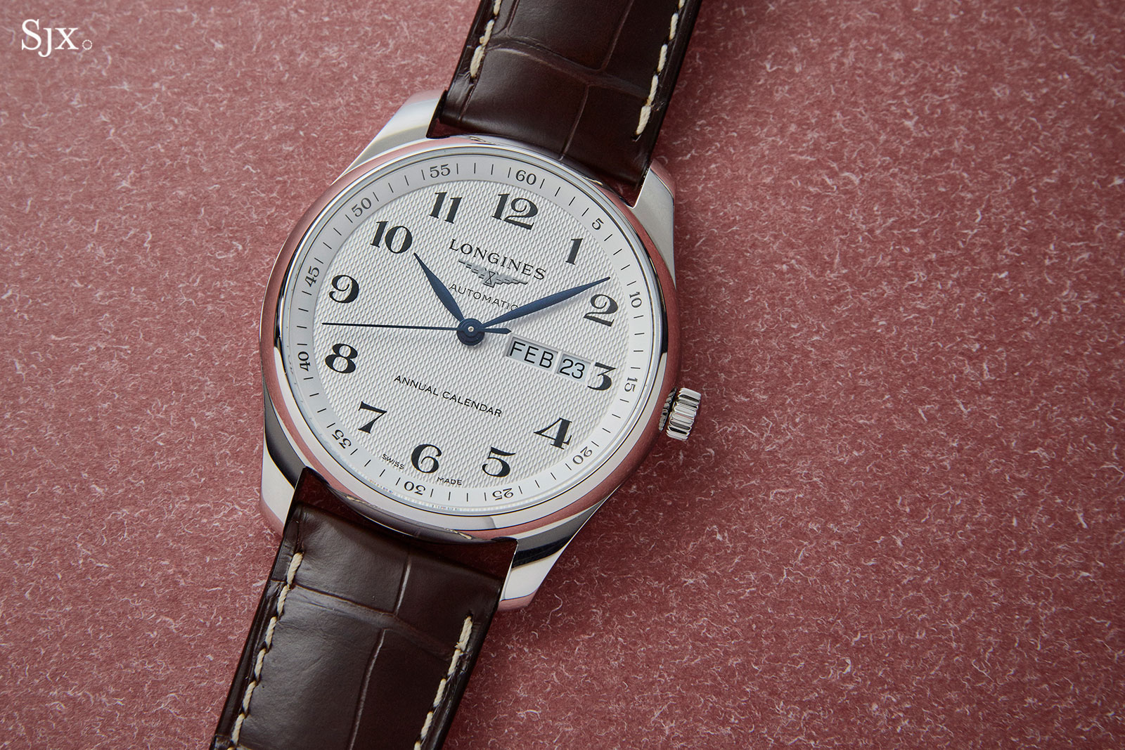 Hands On with the Longines Master Collection Annual Calendar SJX Watches