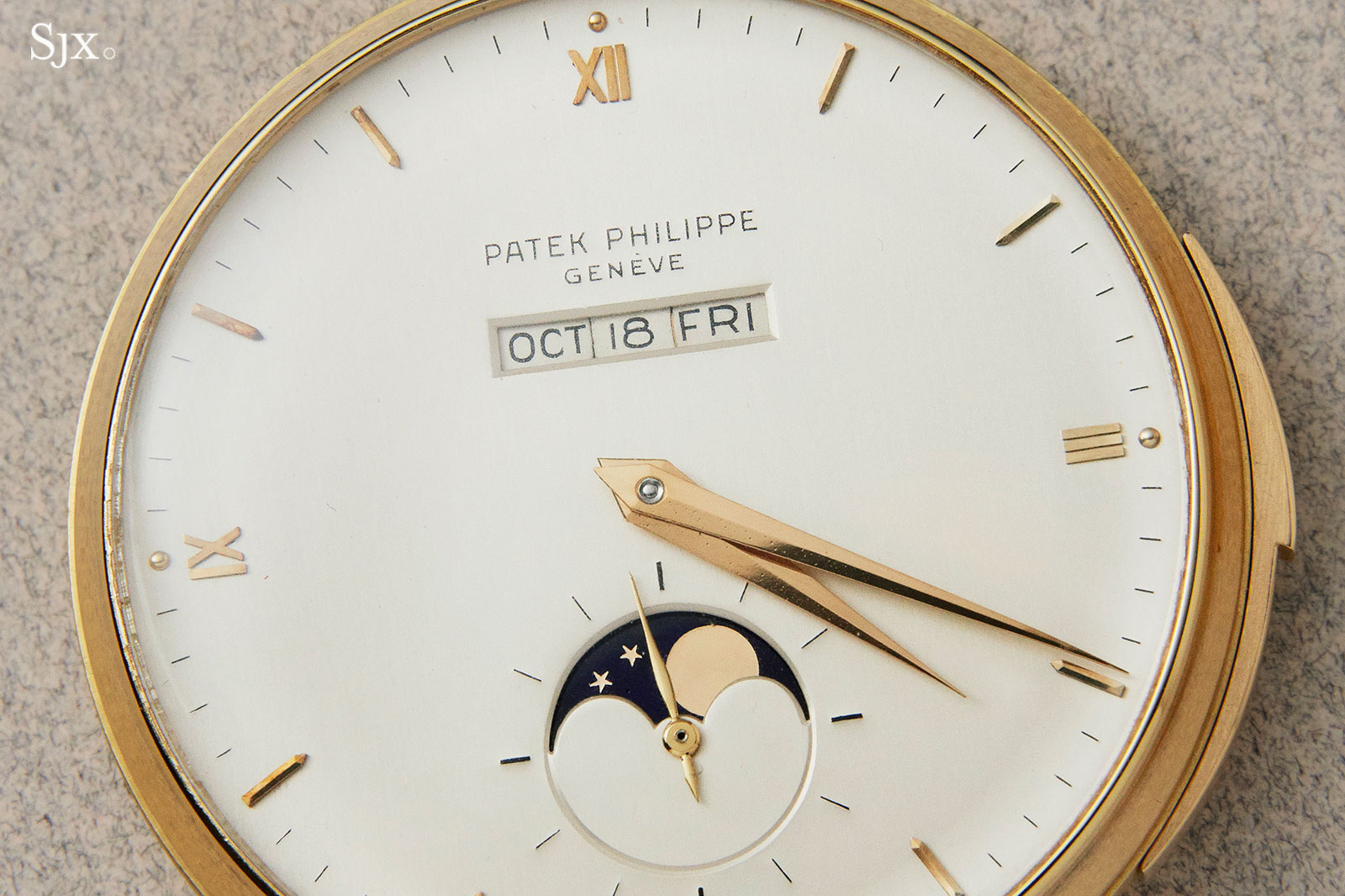 Patek 699 pocket watch straight-line calendar 1