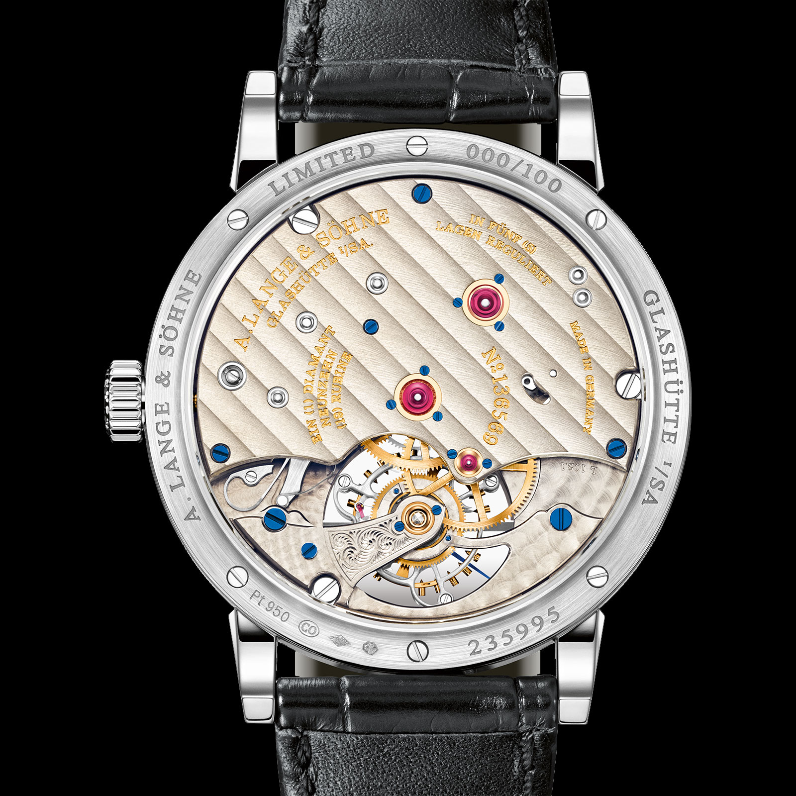 Lange 1815 Tourbillon Enamel Dial platinum 5