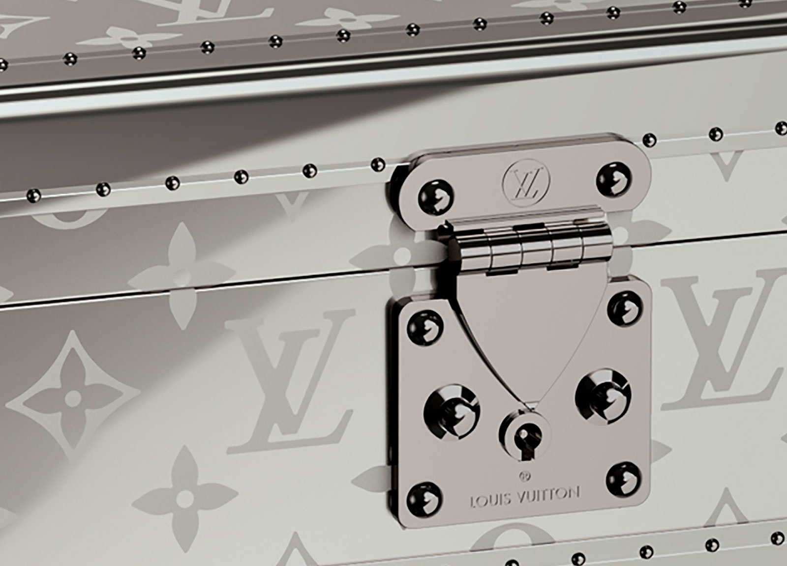 Louis Vuitton 'Coffret 8 Montres' Titanium Watch Trunk