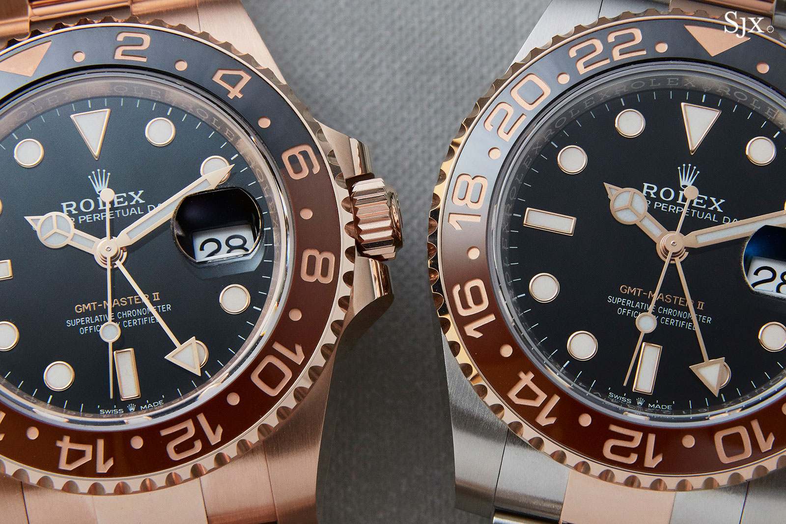 Hands On With The Rolex GMT Master II In Both Everose And Rolesor 