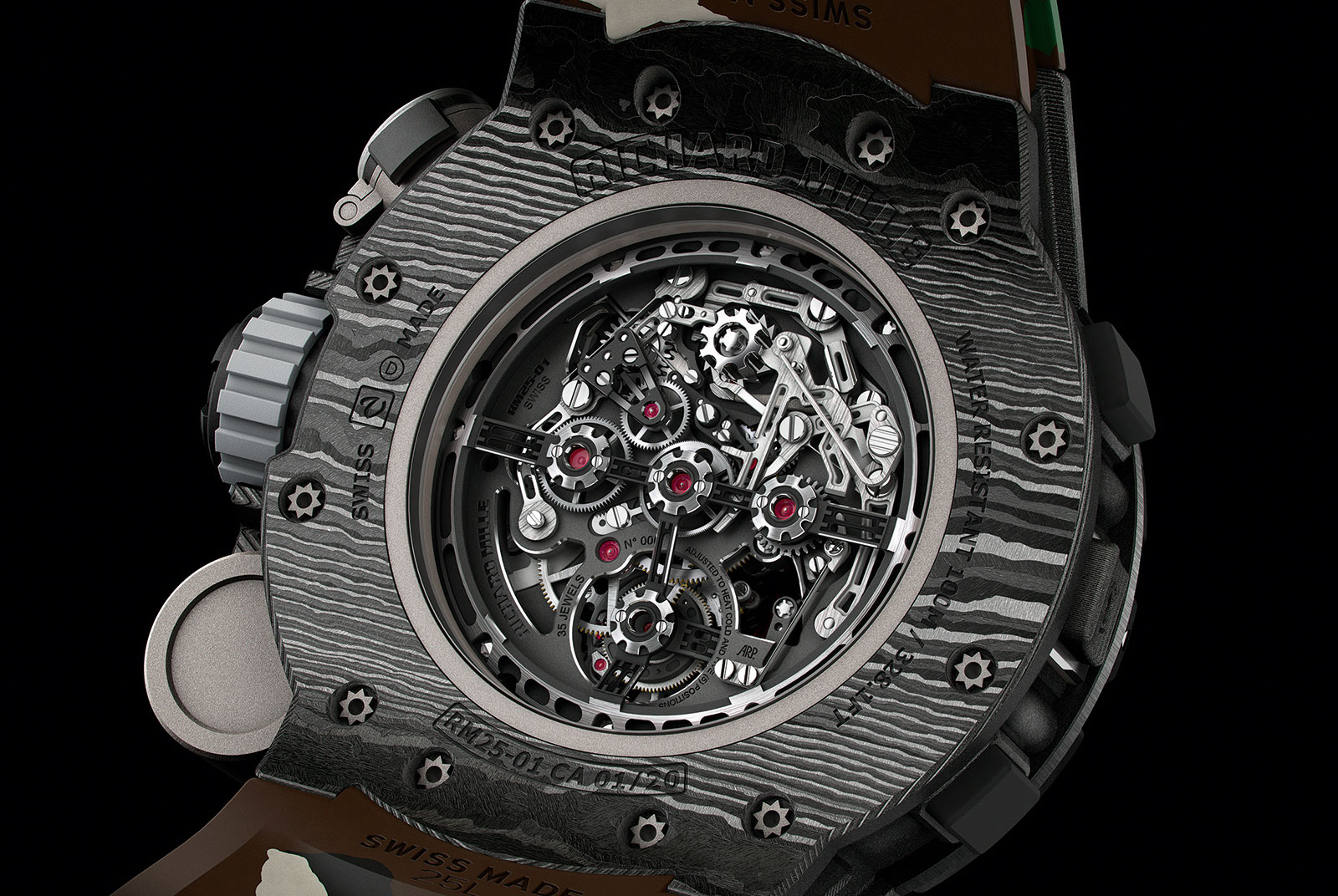 Richard Mille RM 25-01 Tourbillon Compass Stallone 2