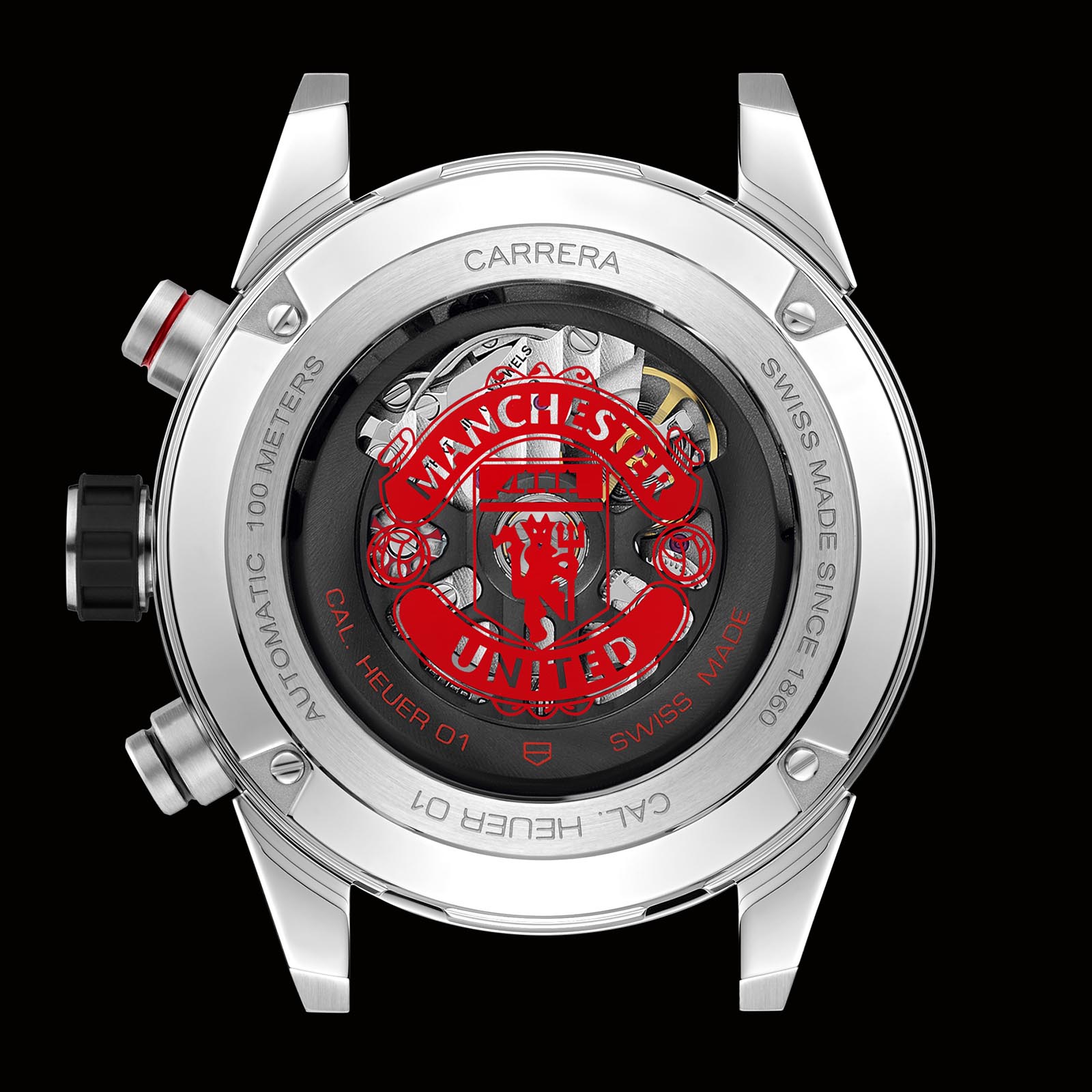 TAG Heuer Introduces the Carrera Heuer 01 Manchester United SJX