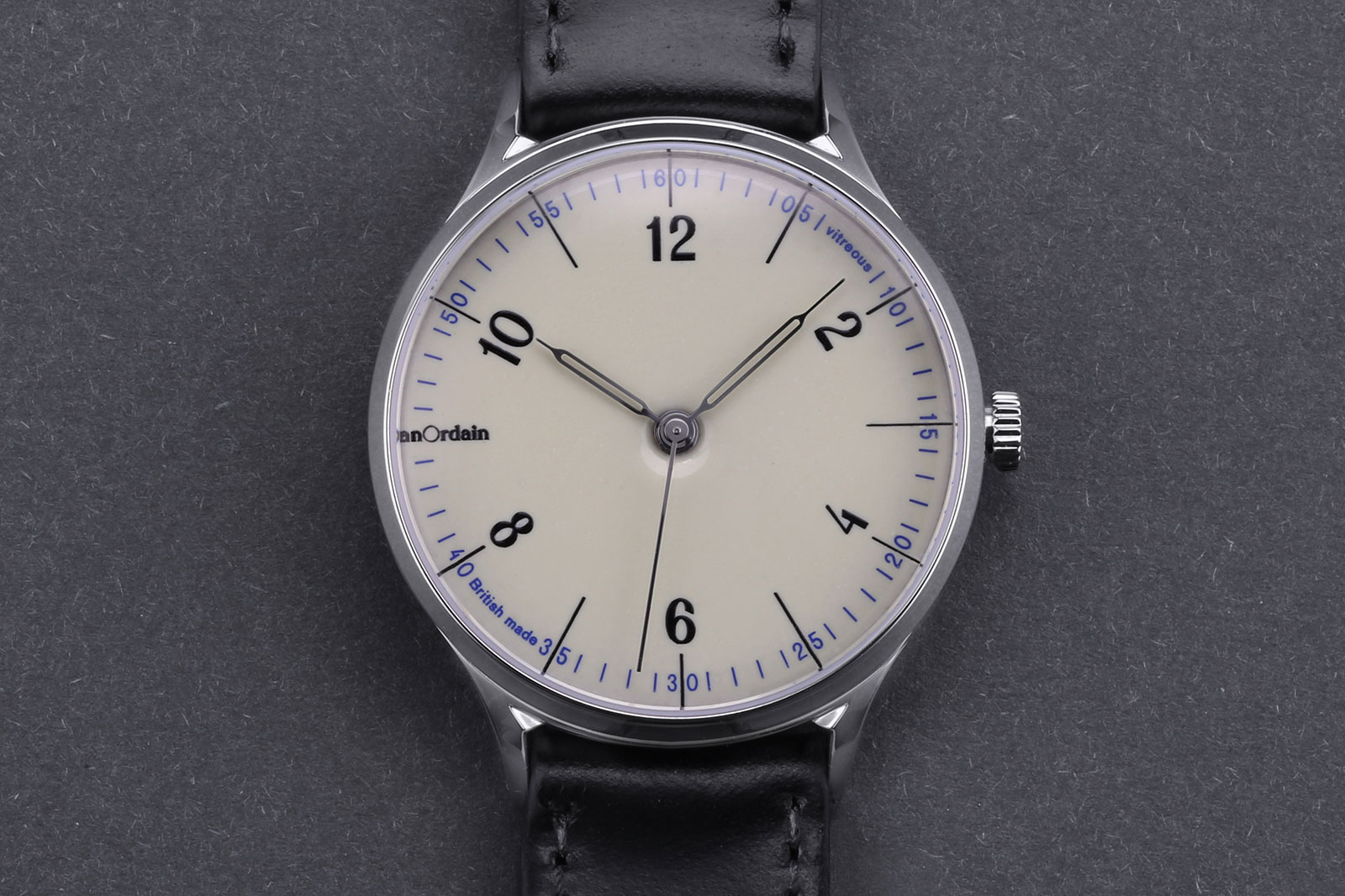 Anordain Model 1 enamel dial watch 3
