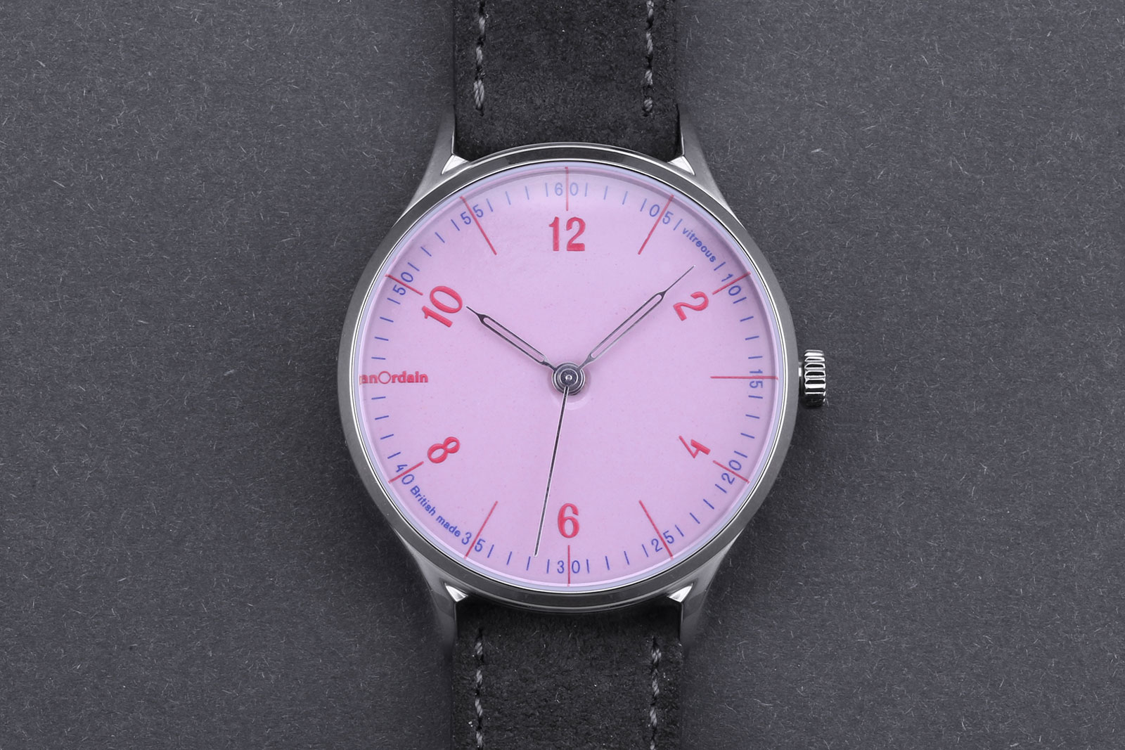 Anordain Model 1 enamel dial watch 5